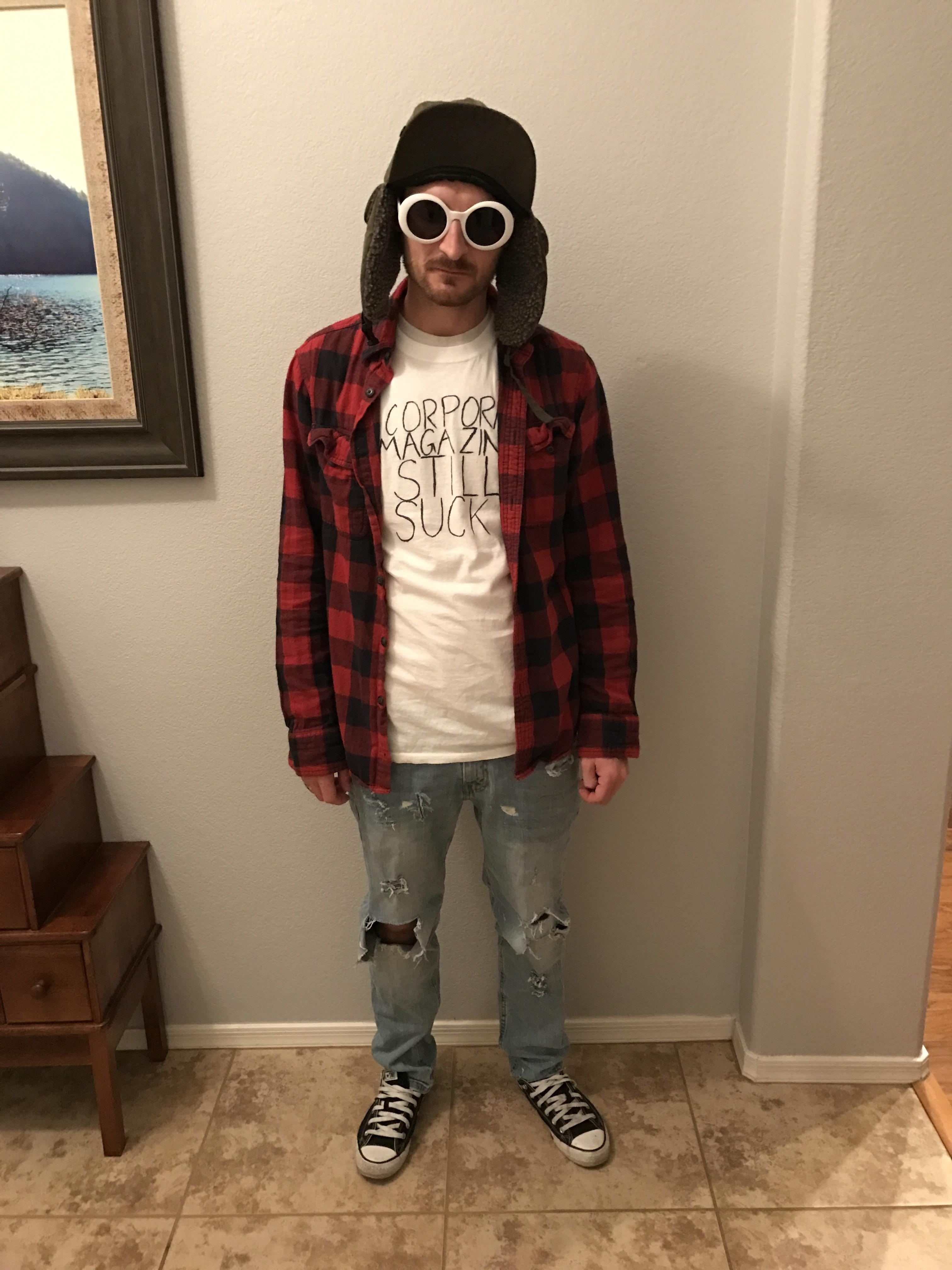 My Kurt Cobain costume. pics