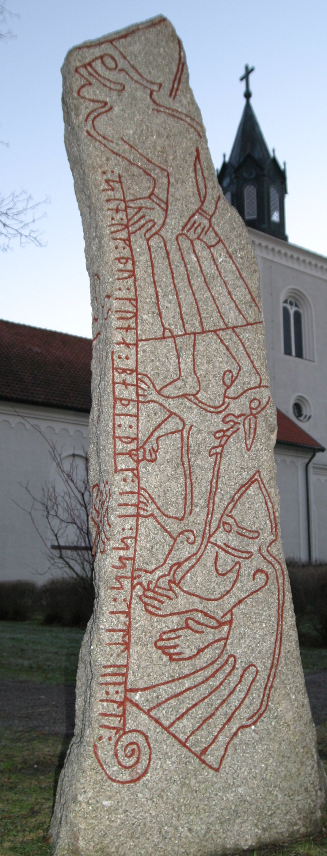 The Ledberg stone, is an 11th century Viking imagestone and runestone