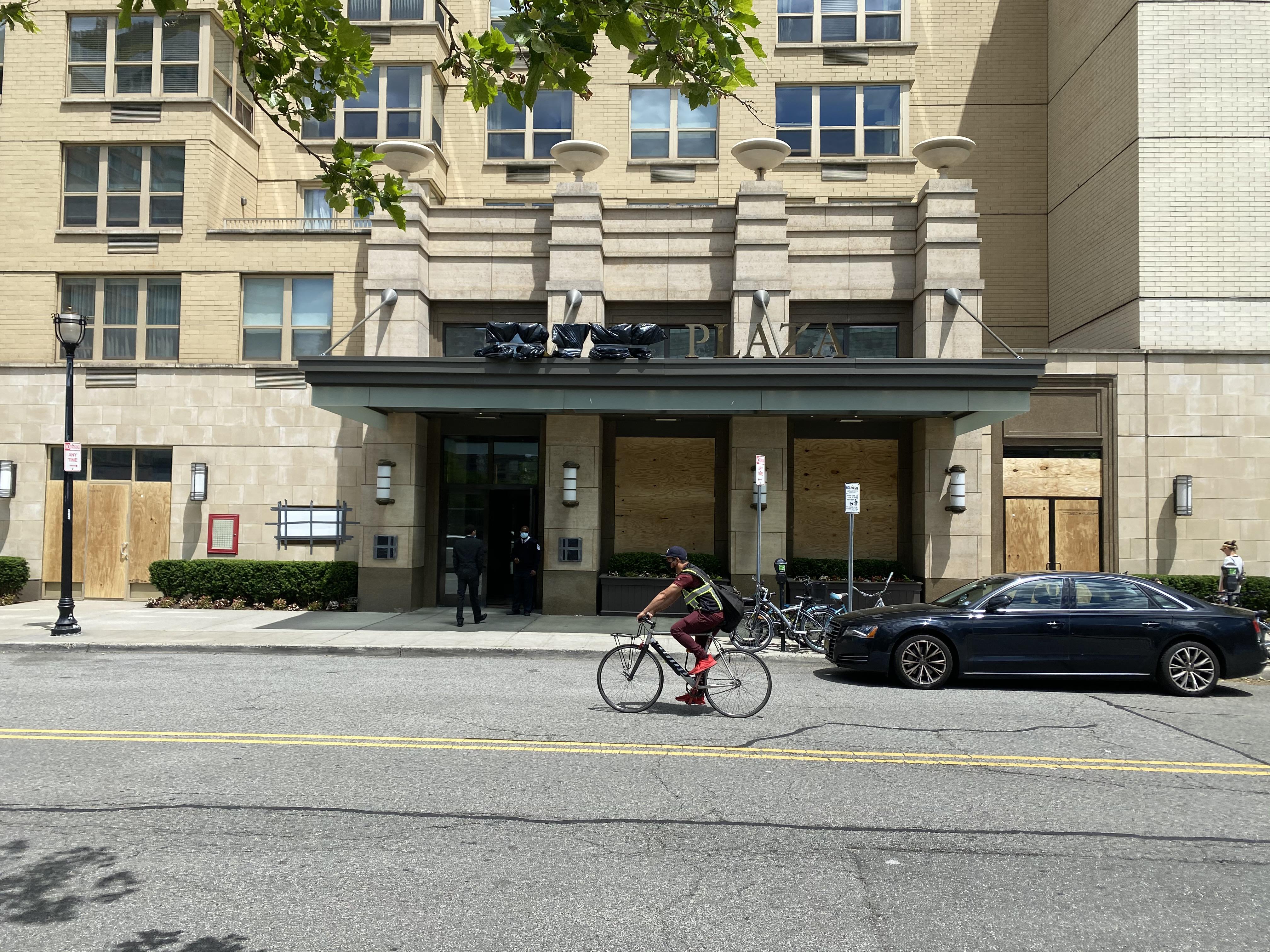 Trump Building in Jersey City this morning r/jerseycity