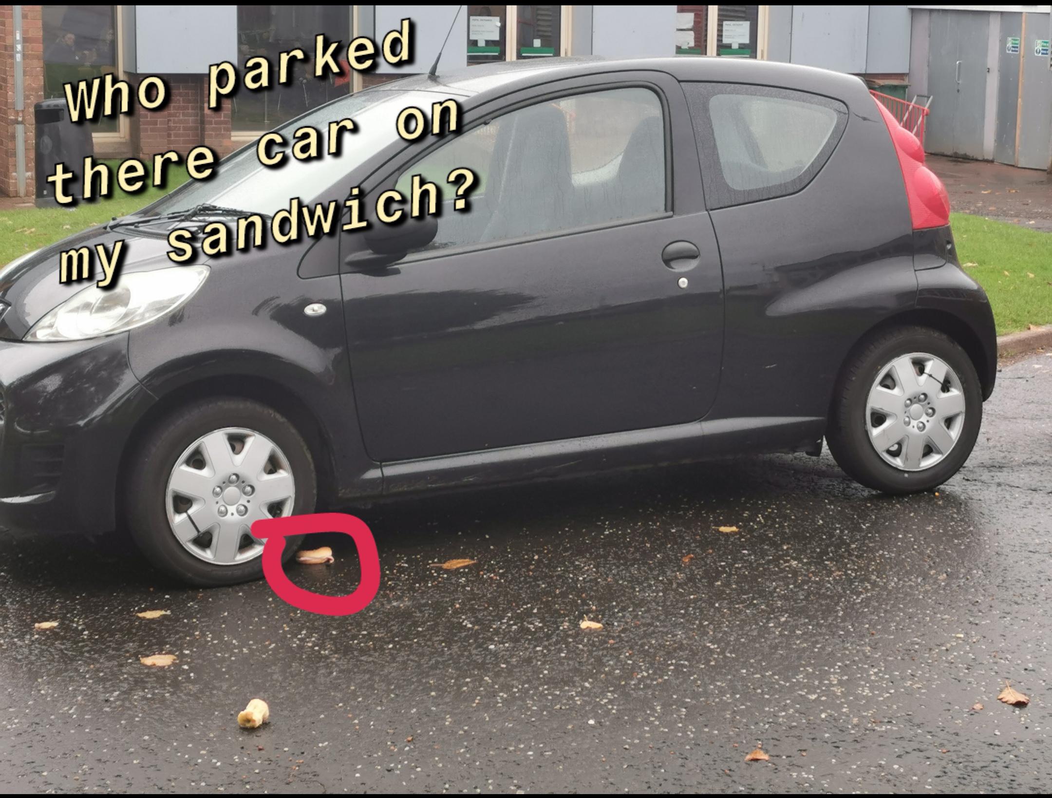 Who parked their car on my sandwich? r/asdfmovie