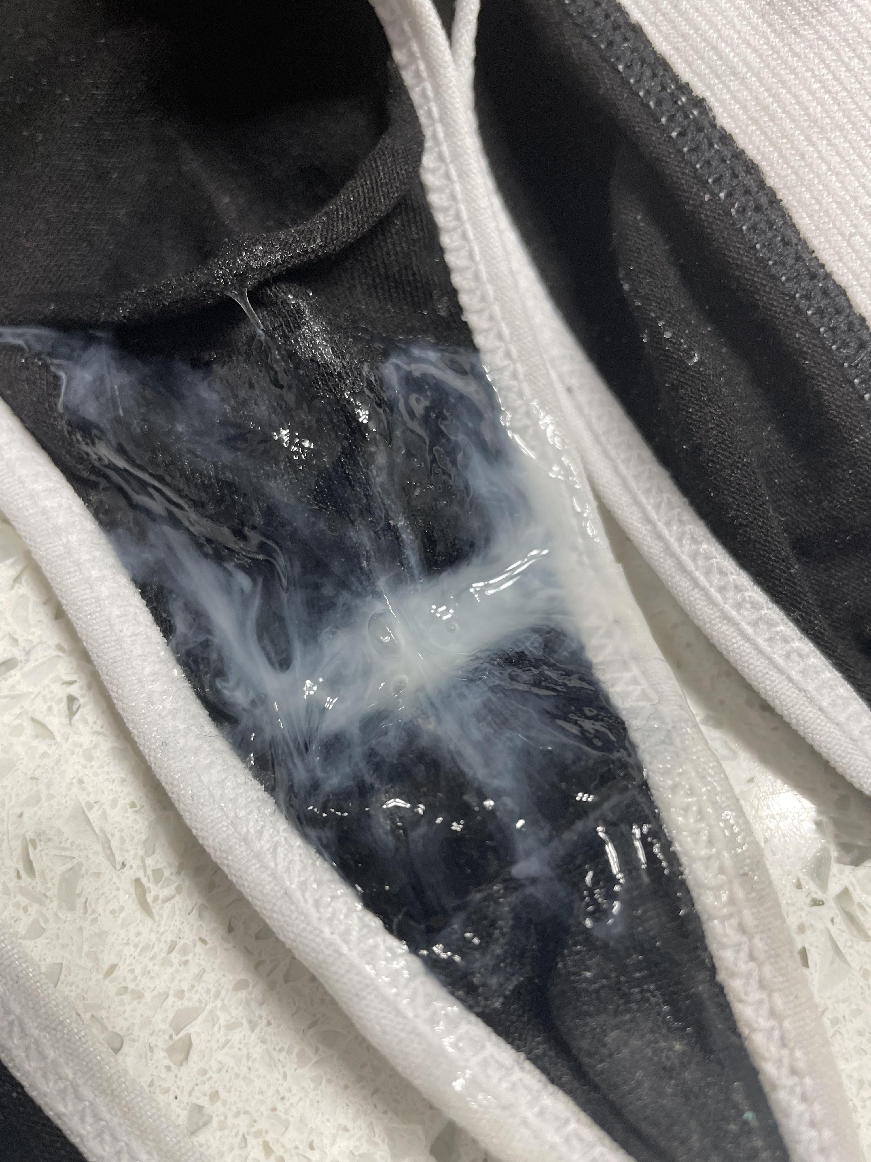 Ovulation cream on black is definitely a favorite 🤍 r/wetspot