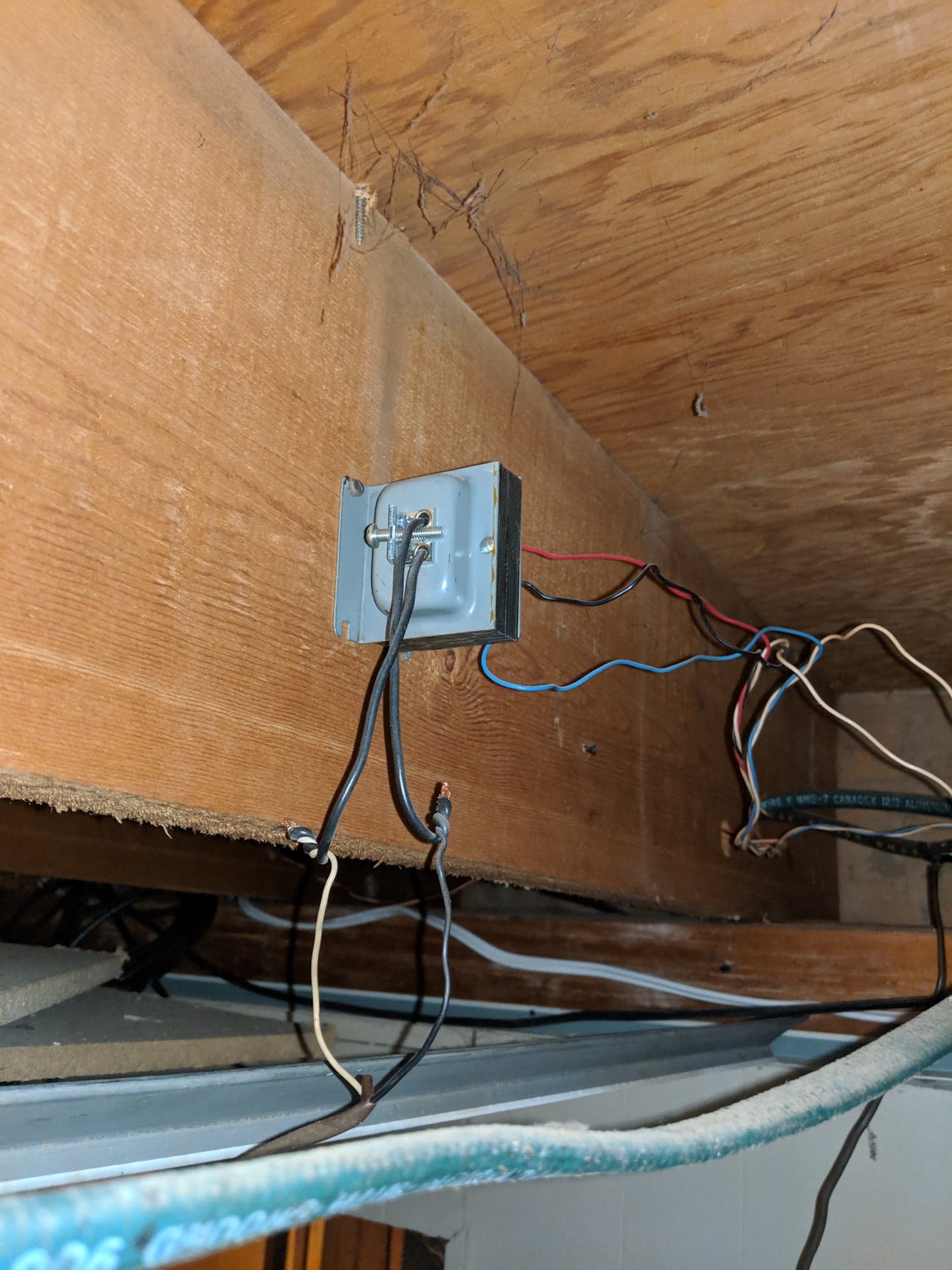 What is this grey box in my parent's basement? It's live but we're