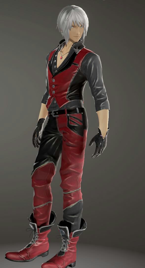 Devil May Cry, Dante (Coatless DMC1 design) fashionvein