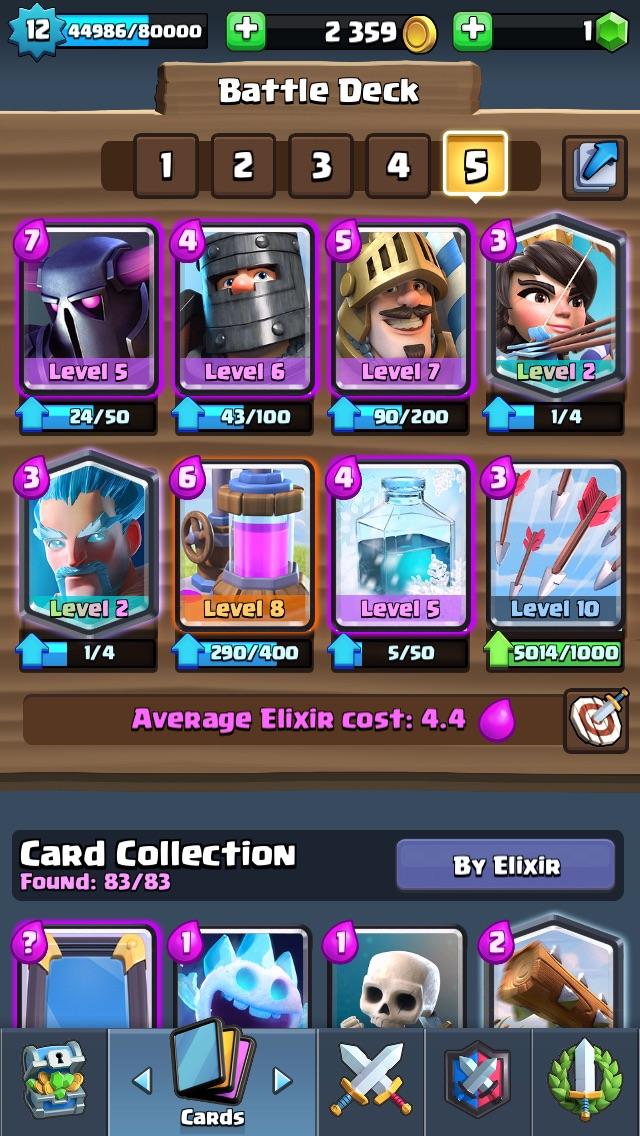 I’ve decided to pick up the classic PEKKA Double Prince deck because
