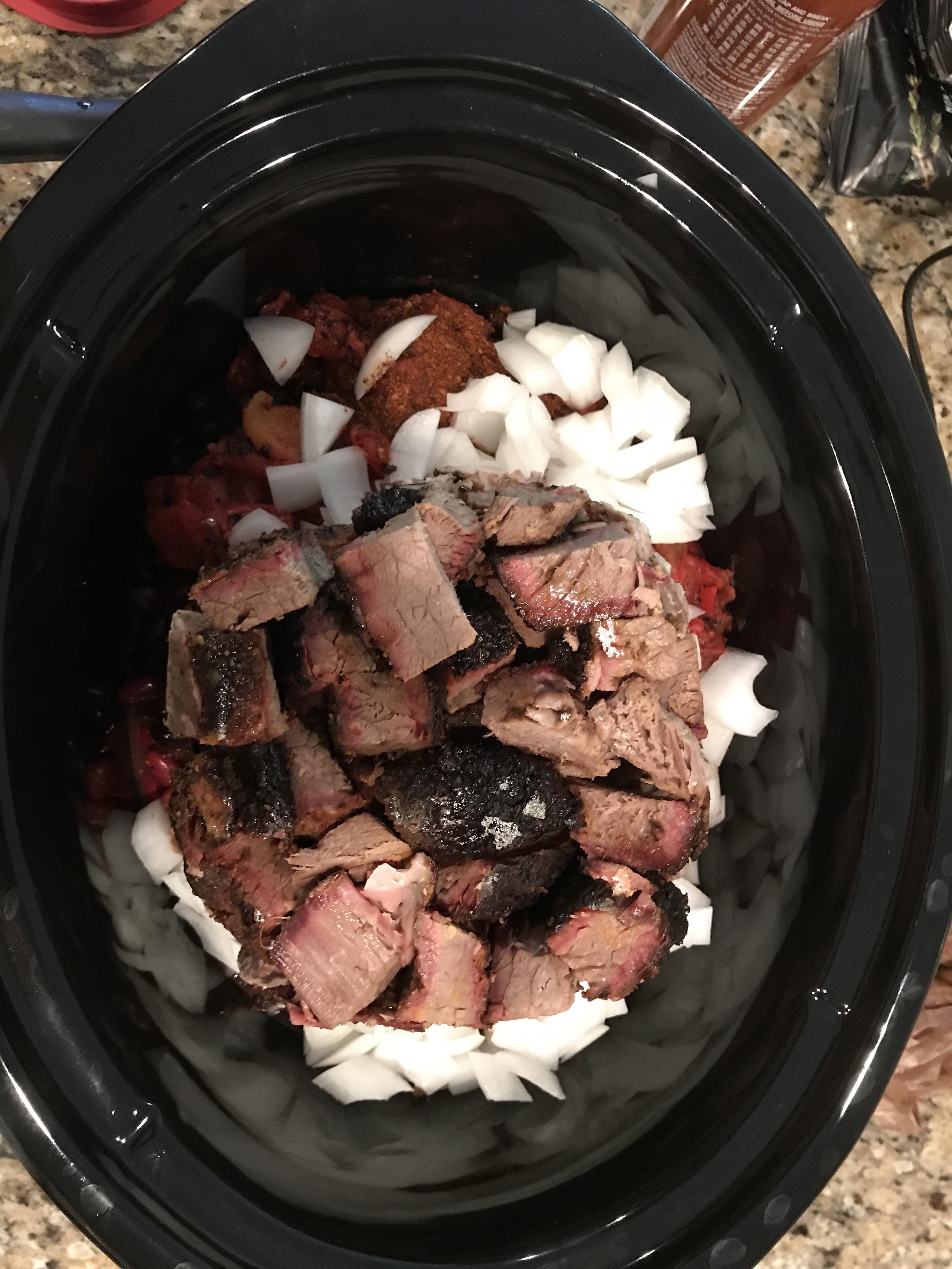 Leftover Smoked Brisket Chili Recipe