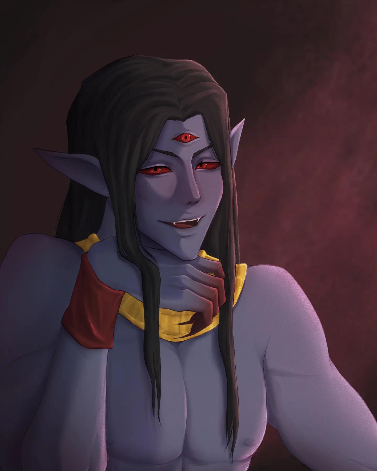 Unmasked Dagoth Ur fanart r/Morrowind