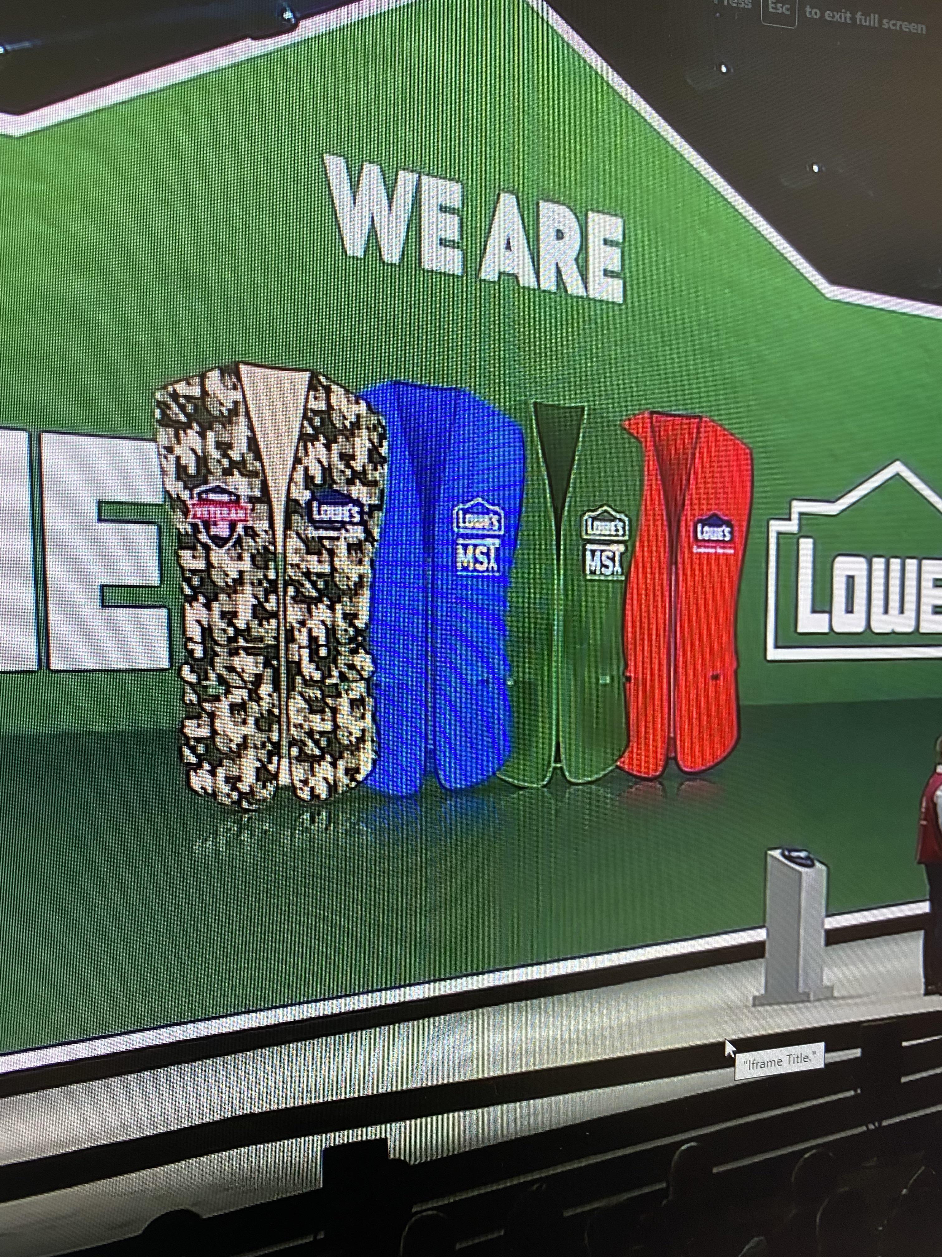 New uniforms r/Lowes
