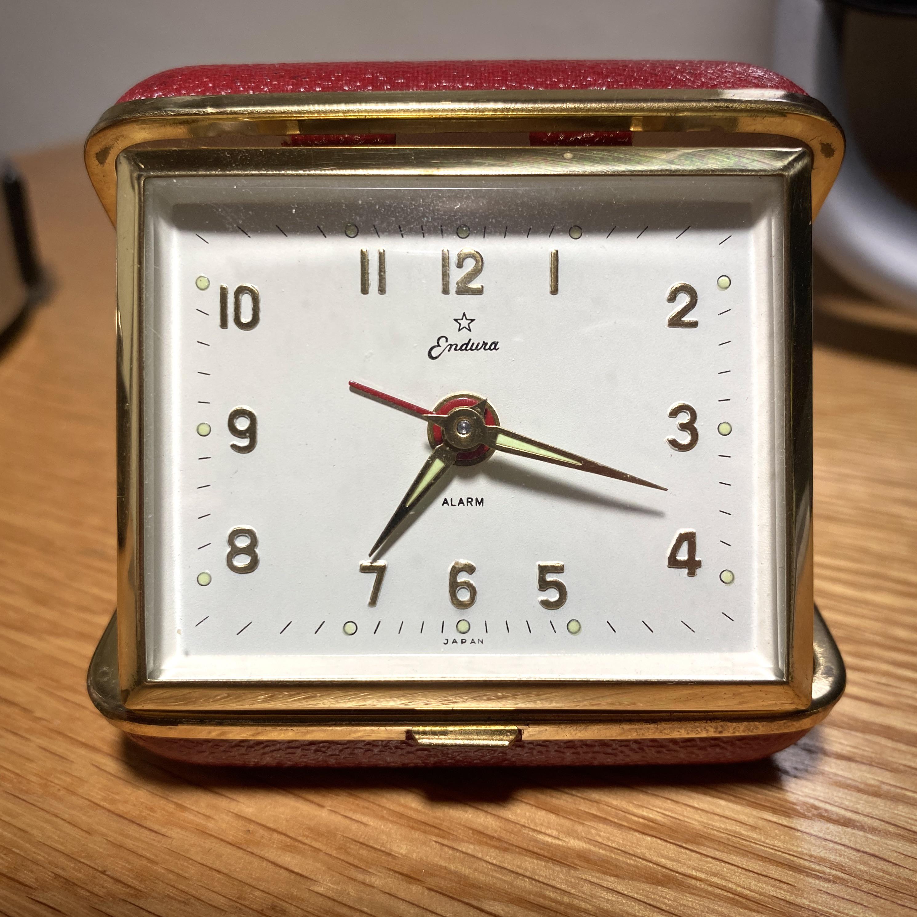 [Endura Travel Clock] that I inherited Watches