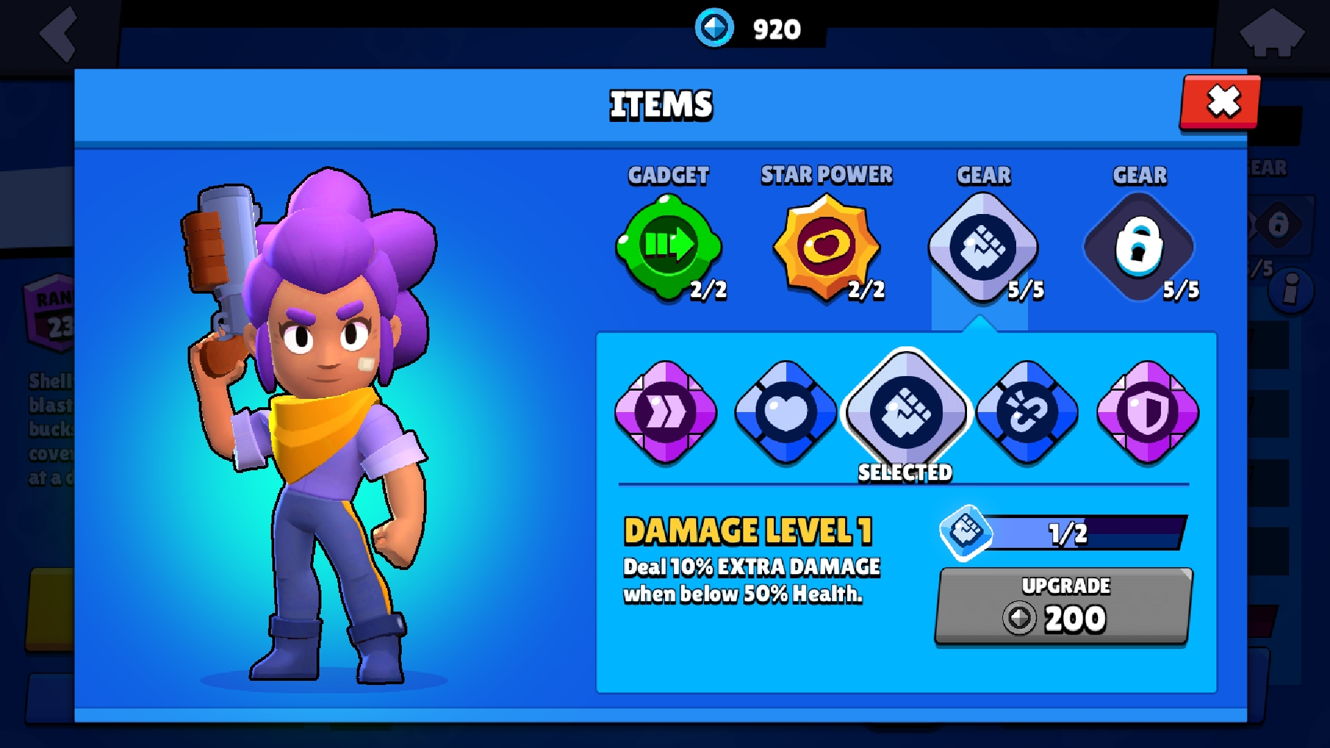 Just give me my damage gear r/Brawlstars