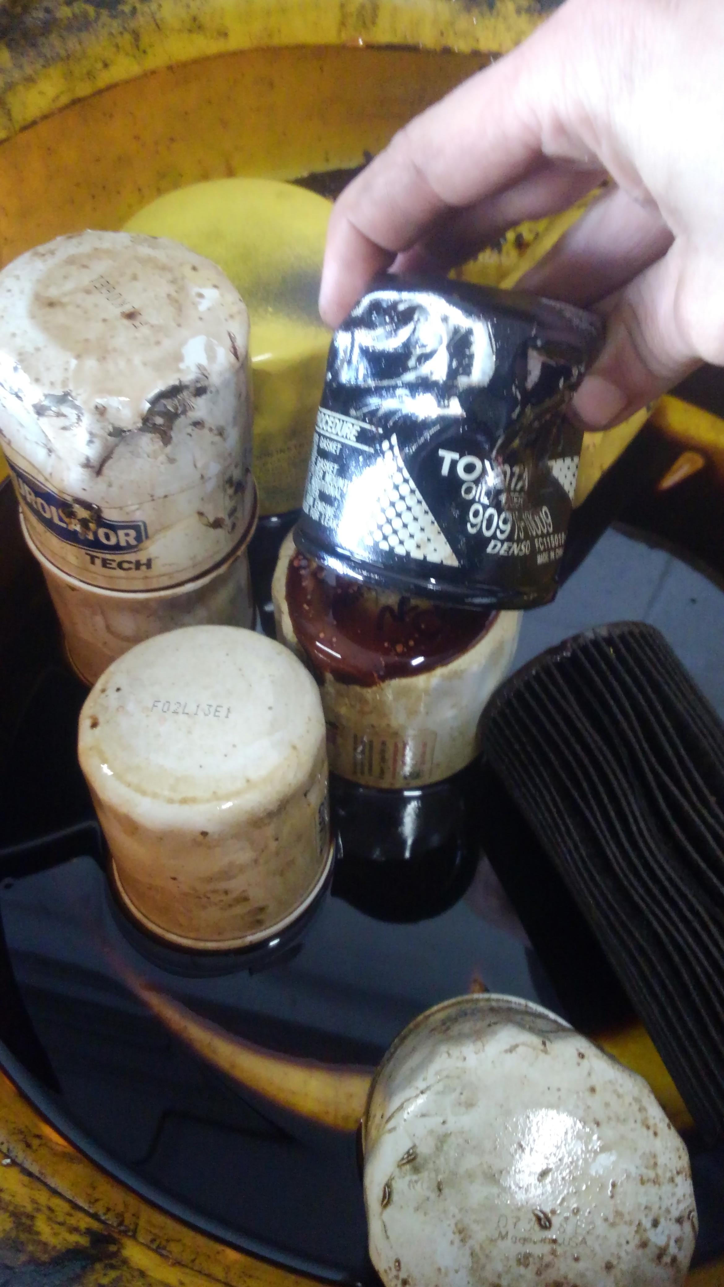 Know what's grinds my gears? Over tightened oil filters, I may be just