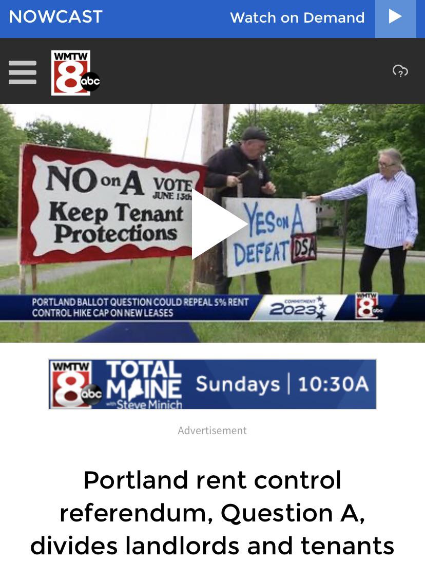 People on both sides what are your thoughts on question A?(Portland