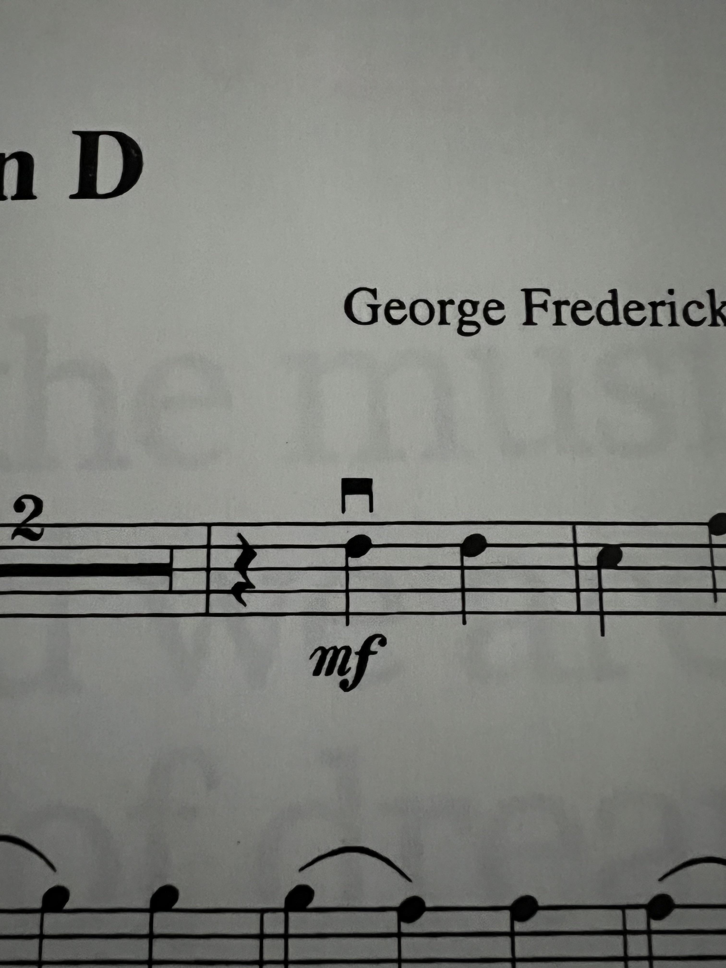 What does this symbol mean? r/Flute