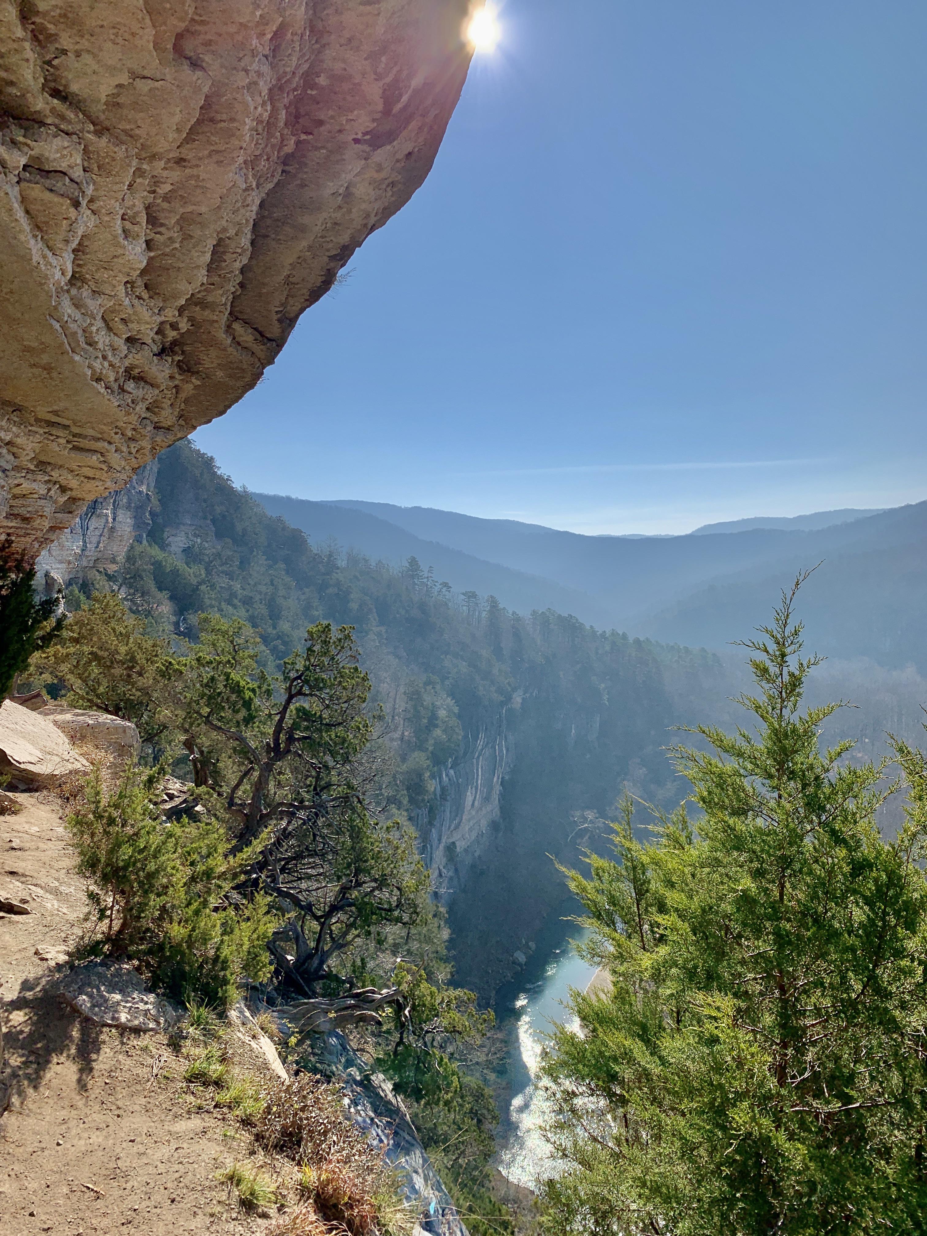 Buffalo River Hiking Trails Beautiful day for the Goat Trail, Buffalo National River, Compton
