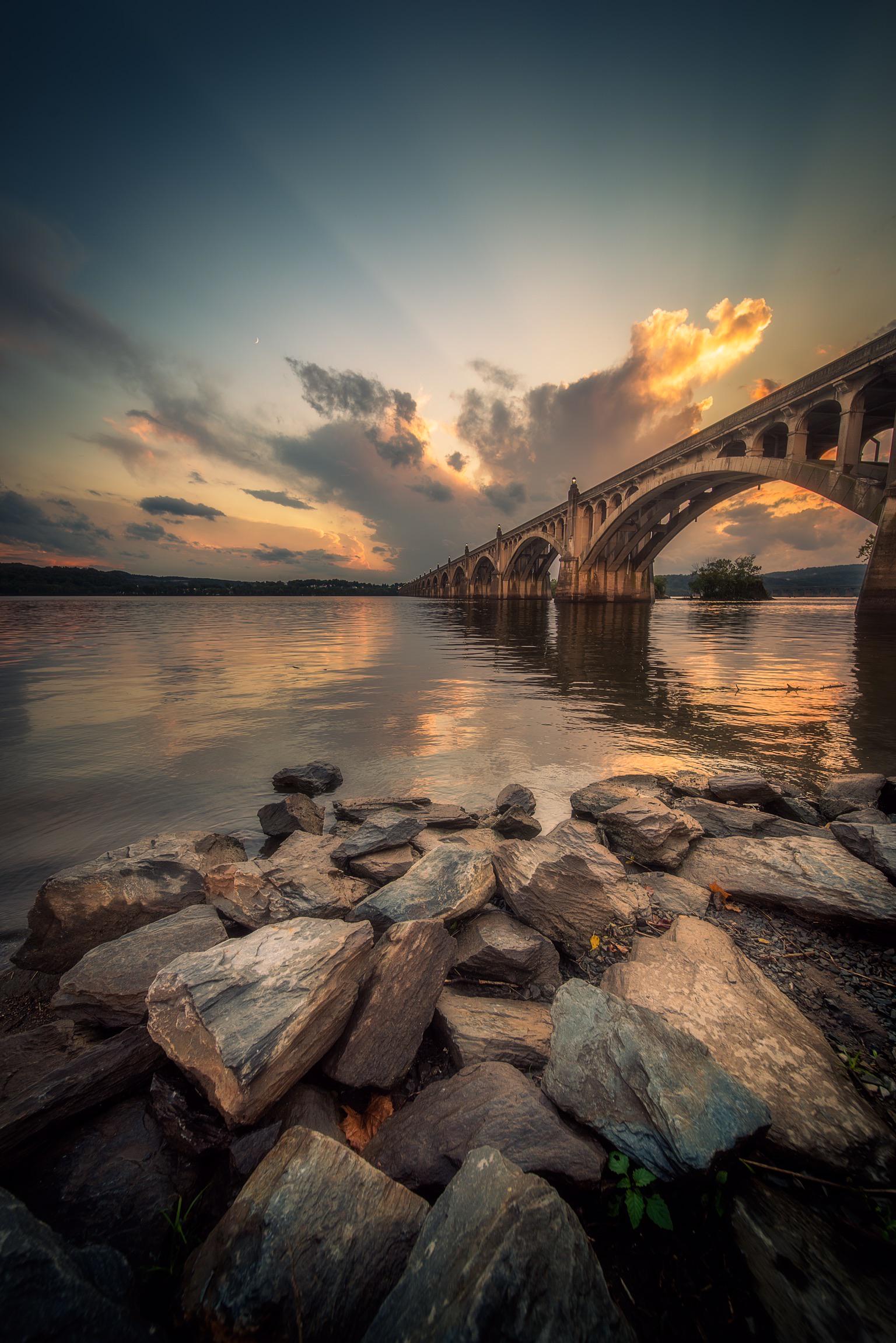 The Veterans Memorial Bridge, AKA The ColumbiaWrightsville Bridge in