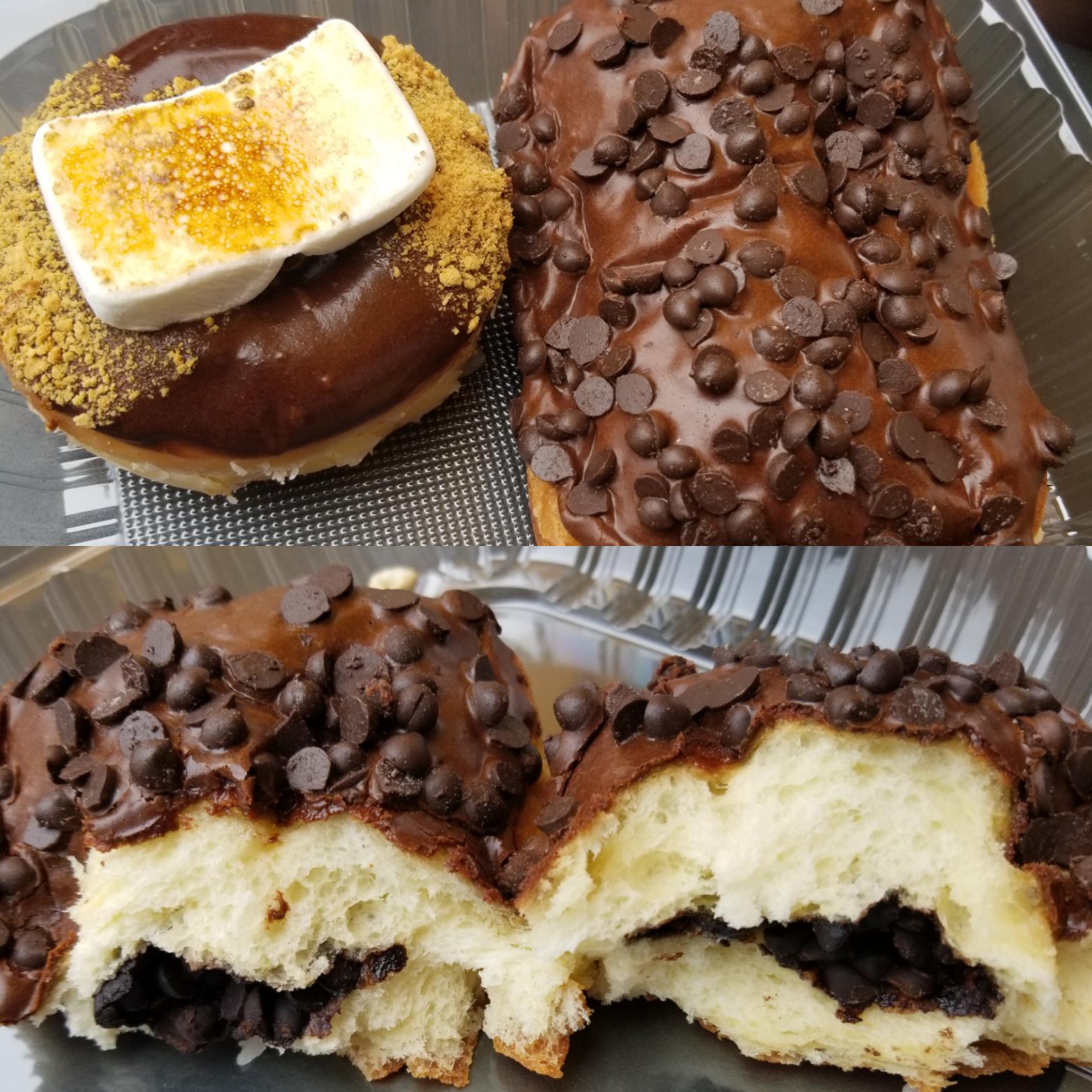 [I ate] Smores and chocolate chip stuffed bar donut r/food