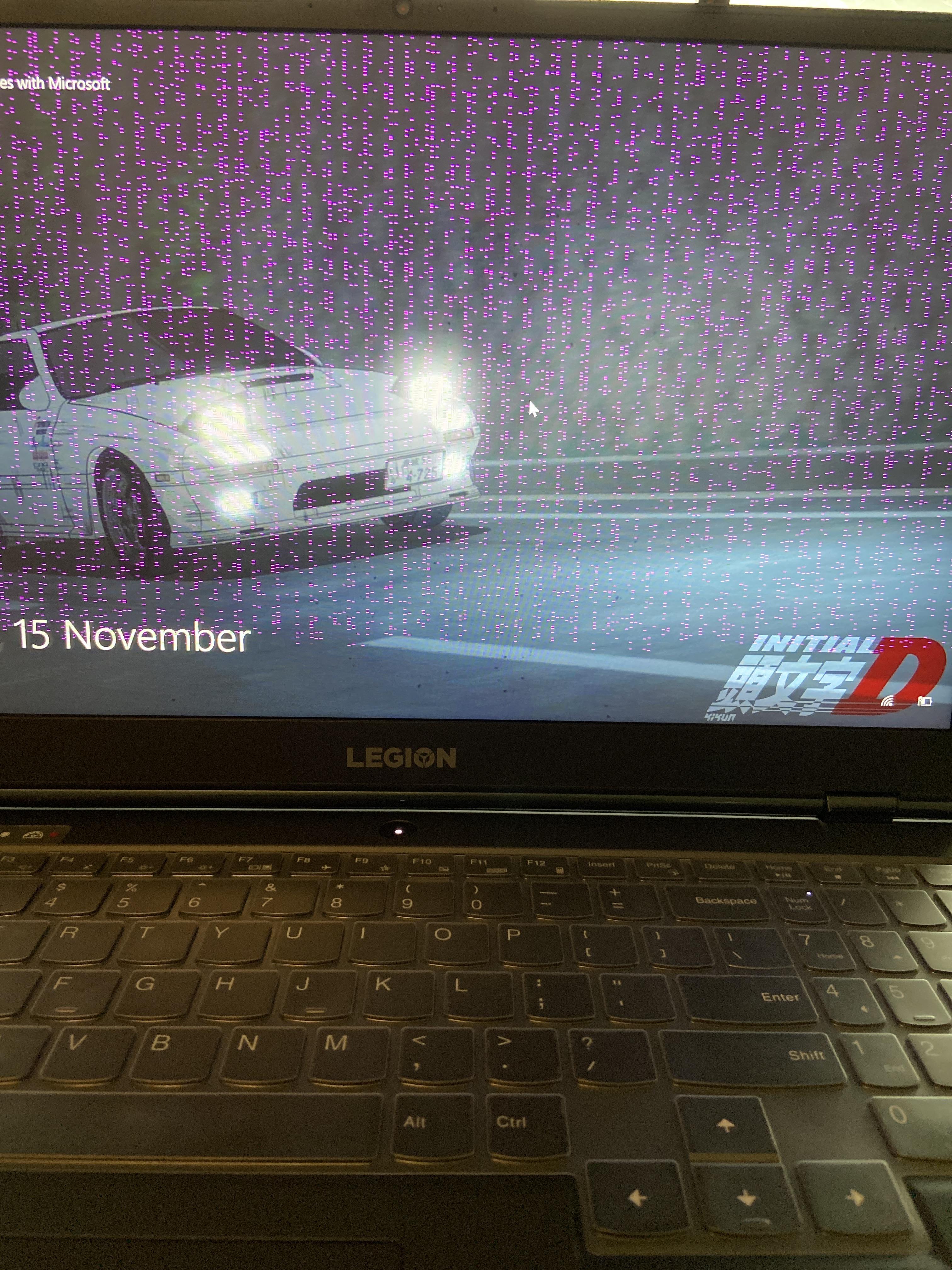 Purple pixels on screen any ideas? r/LenovoLegion