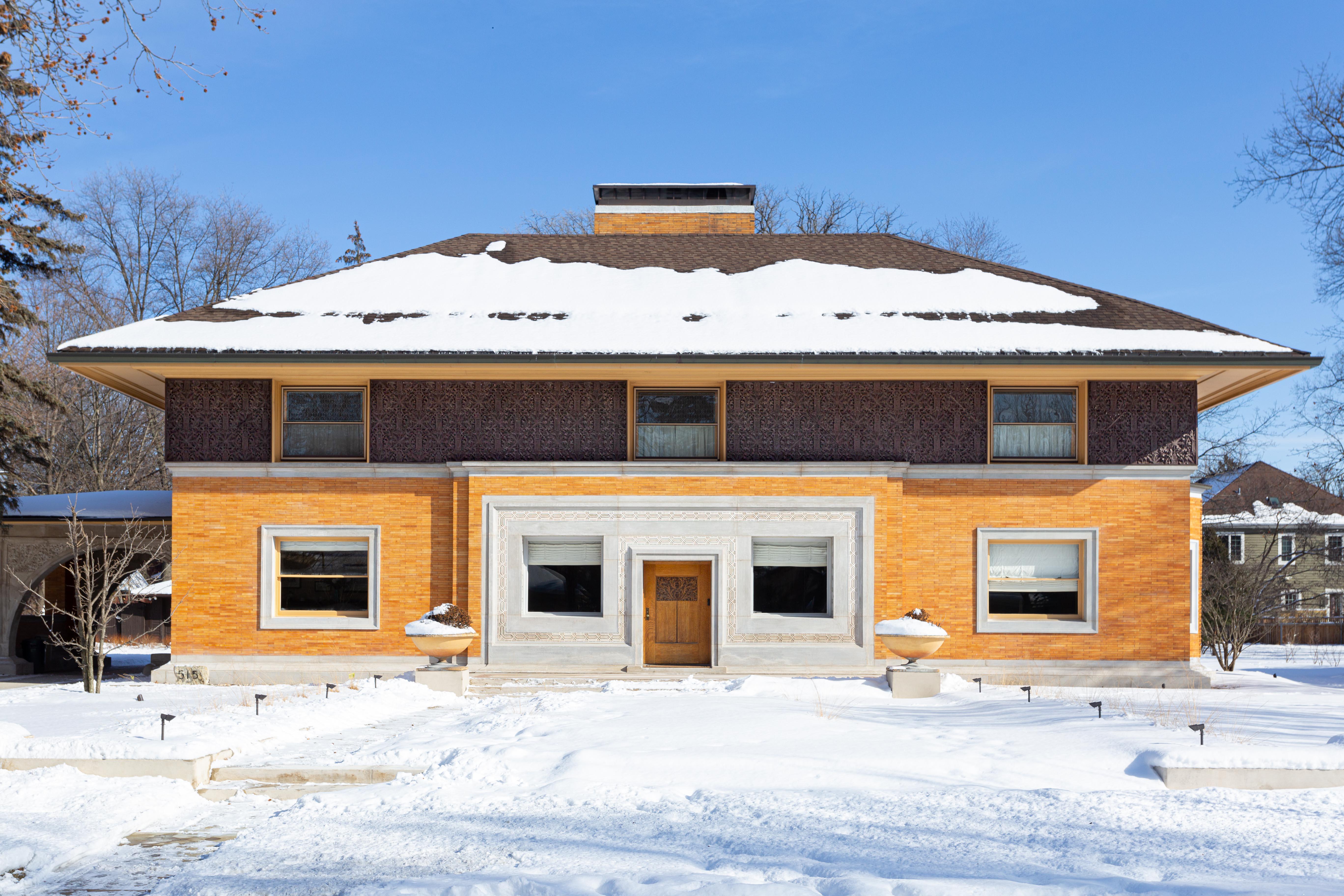 Frank Lloyd Wright's Winslow House in River Forest, IL. Built in 1893