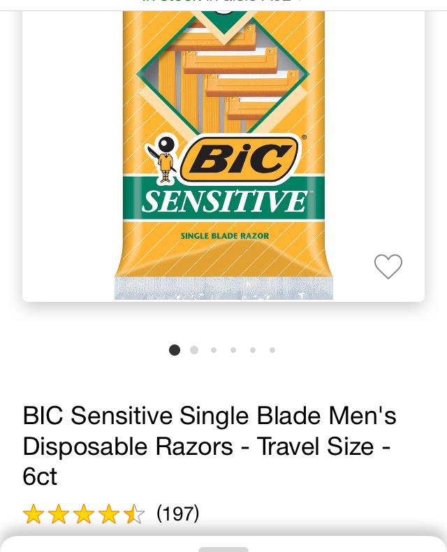 Free Bic Sensitive Disposable 6 ct razors! (READ COMMENTS!) r/moricoupons