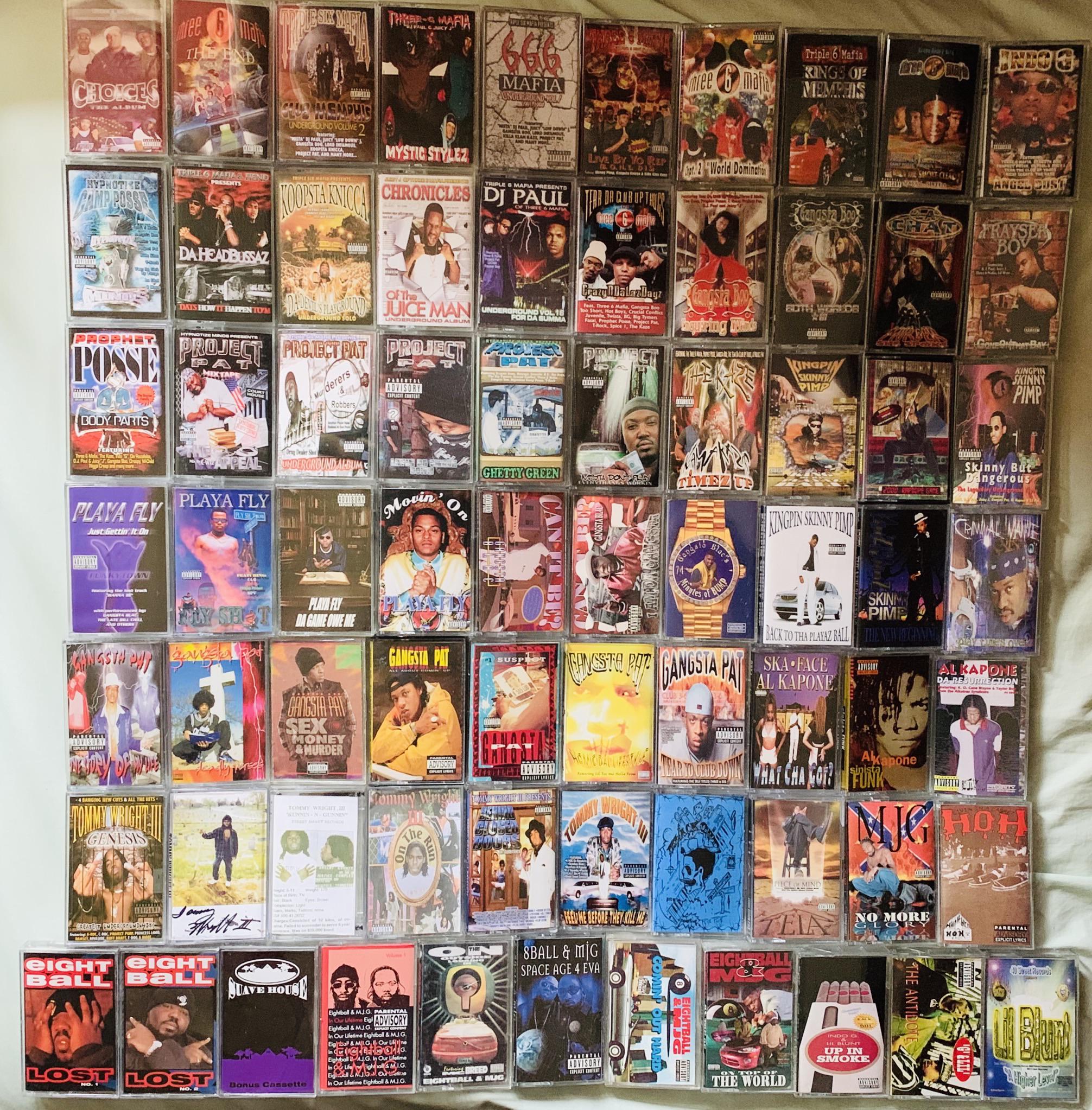 Memphis tape collection... r/memphisrap
