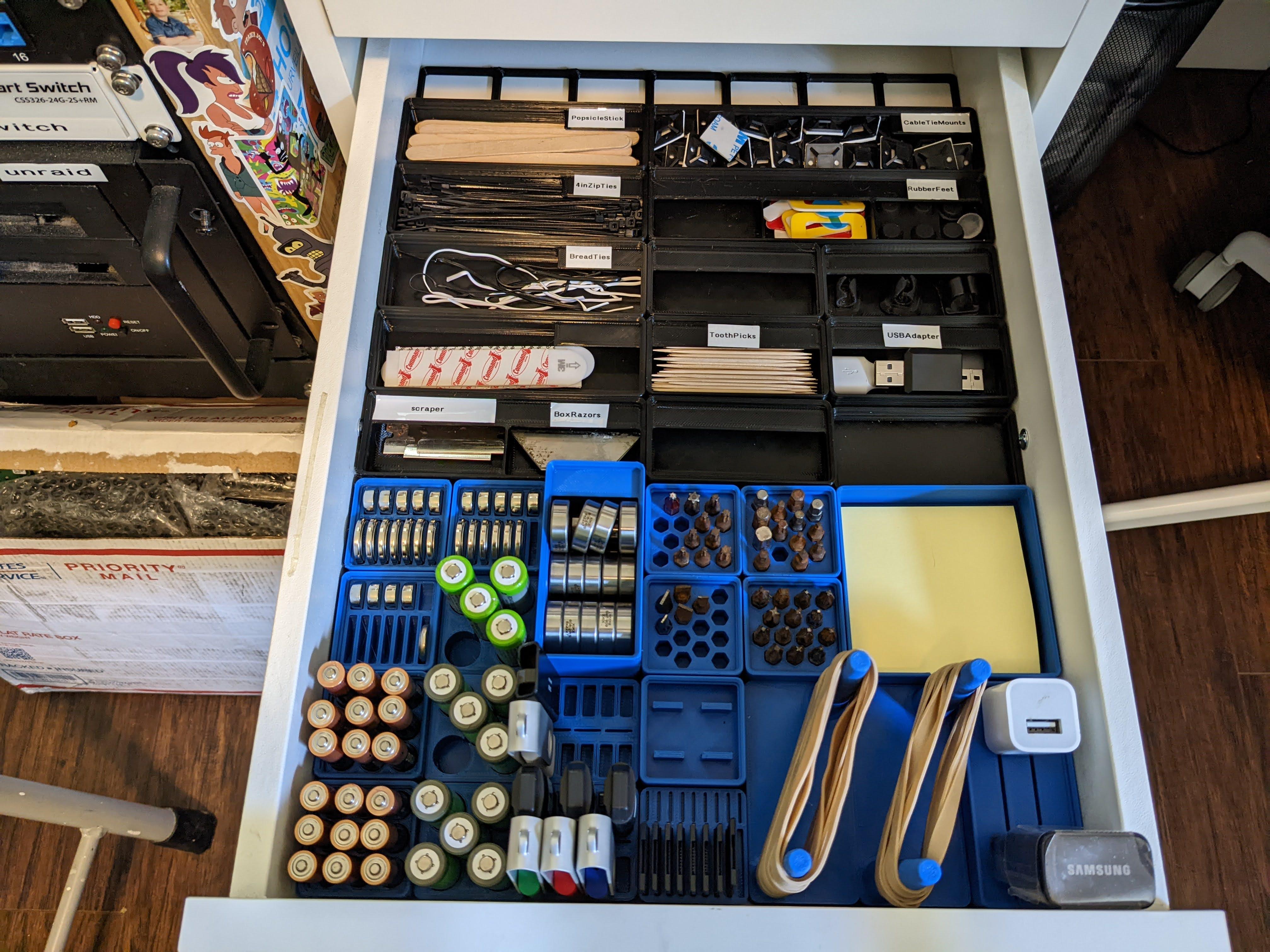 2nd Drawer Pretty Much Done Ikia Alex r/gridfinity