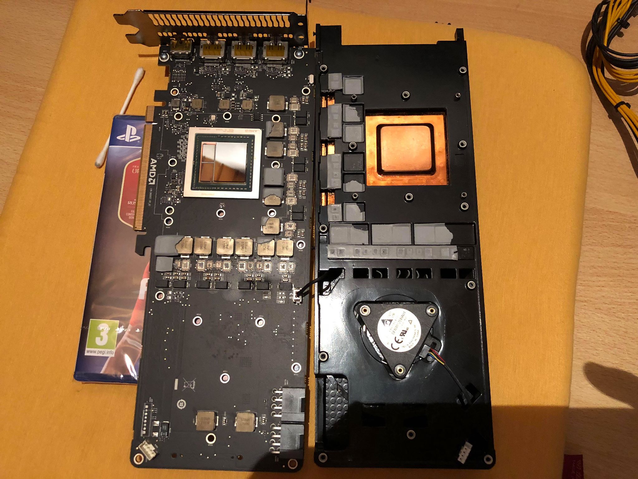 Since a lot of Vegas are getting naked... (thermal paste replacement