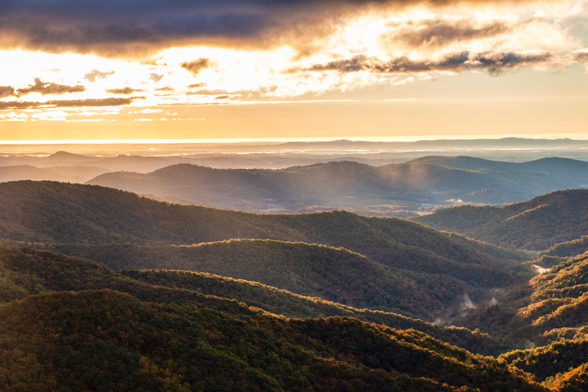 Morning Light....This morning on the Blue Ridge Parkway in Doughton
