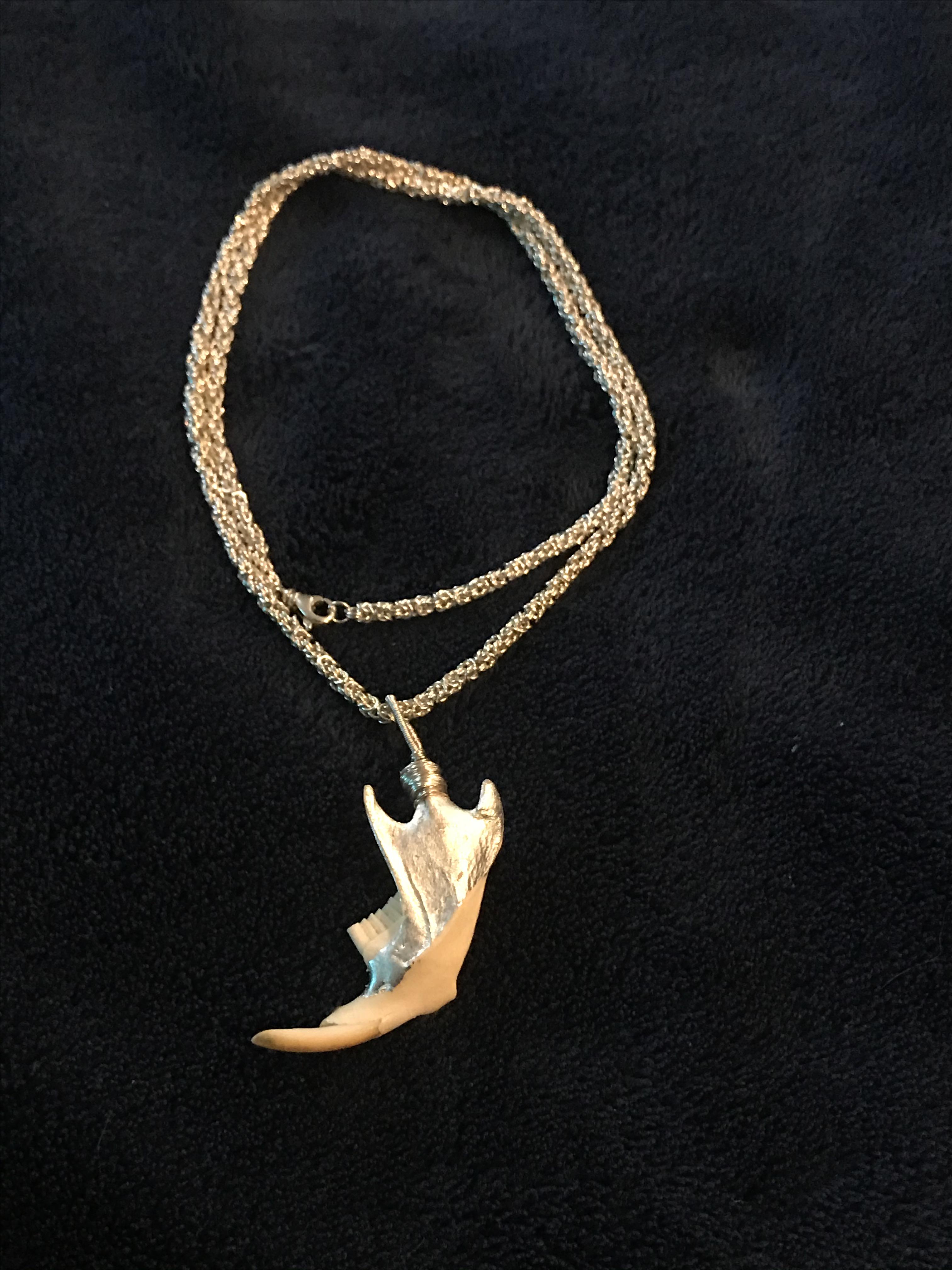 Made the perfect pendant for my micro Byzantine chain chainmailartisans