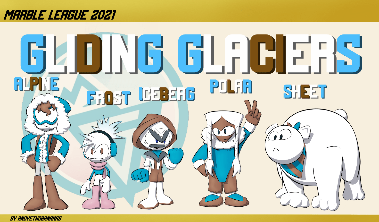 Gliding Glaciers Marble League 2021 r/JellesMarbleRuns