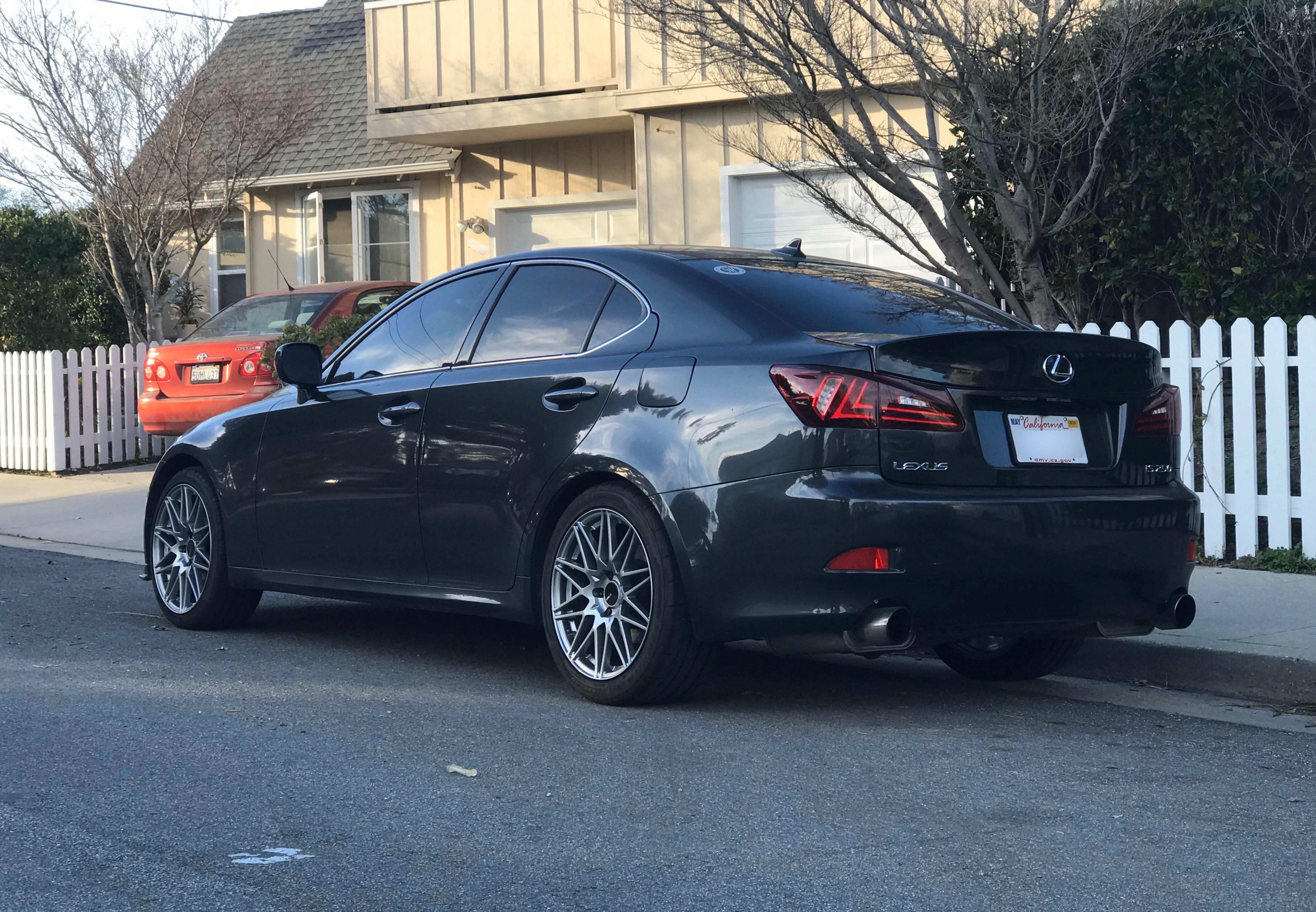 Happy with these Enkei wheels on 07 IS250 6MT r/Lexus