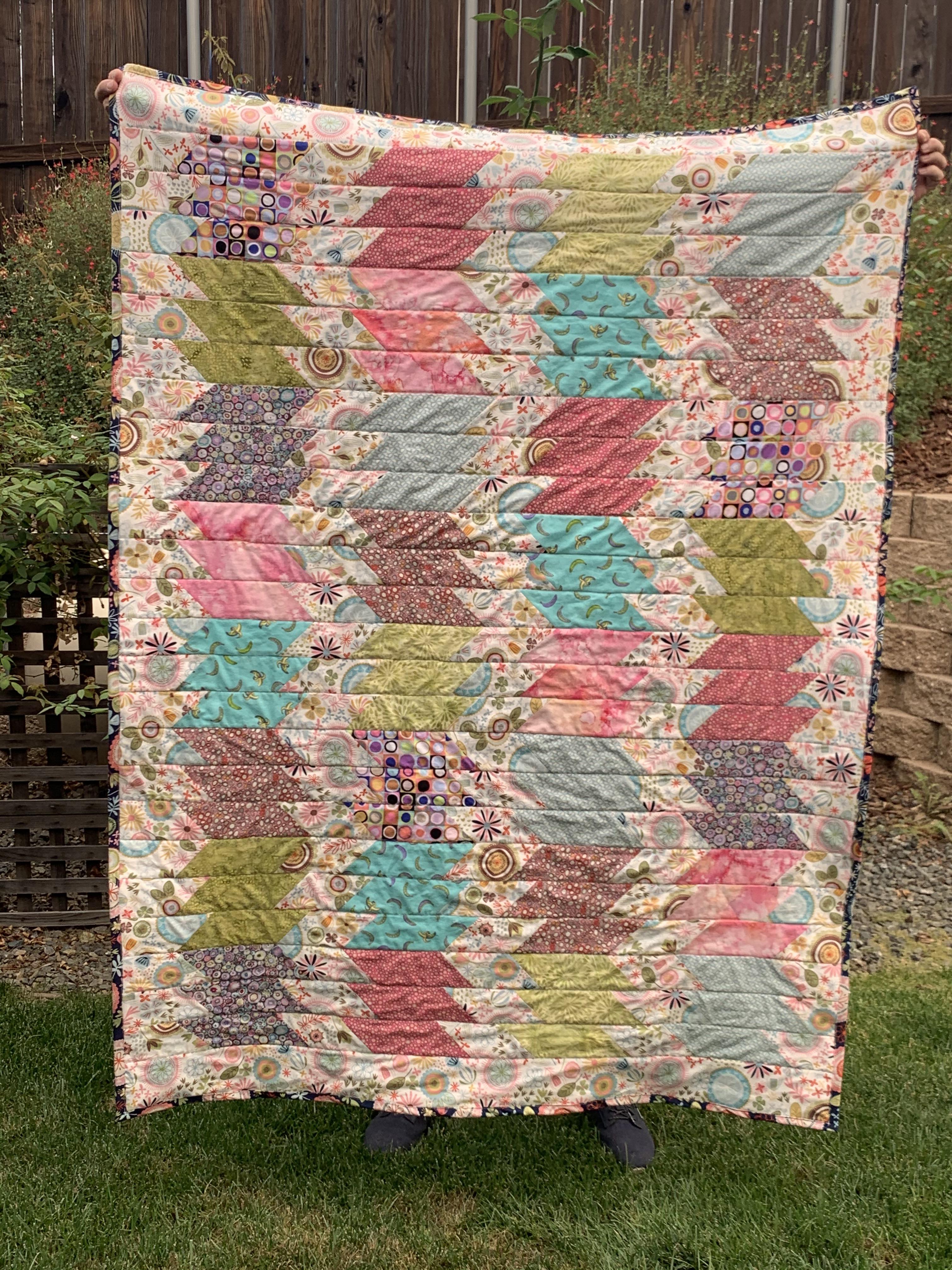 Completed my first quilt! I feel very satisfied. r/quilting
