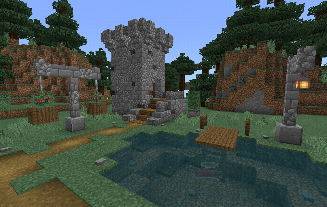 Minecraft Pond Tutorial Best Decorations