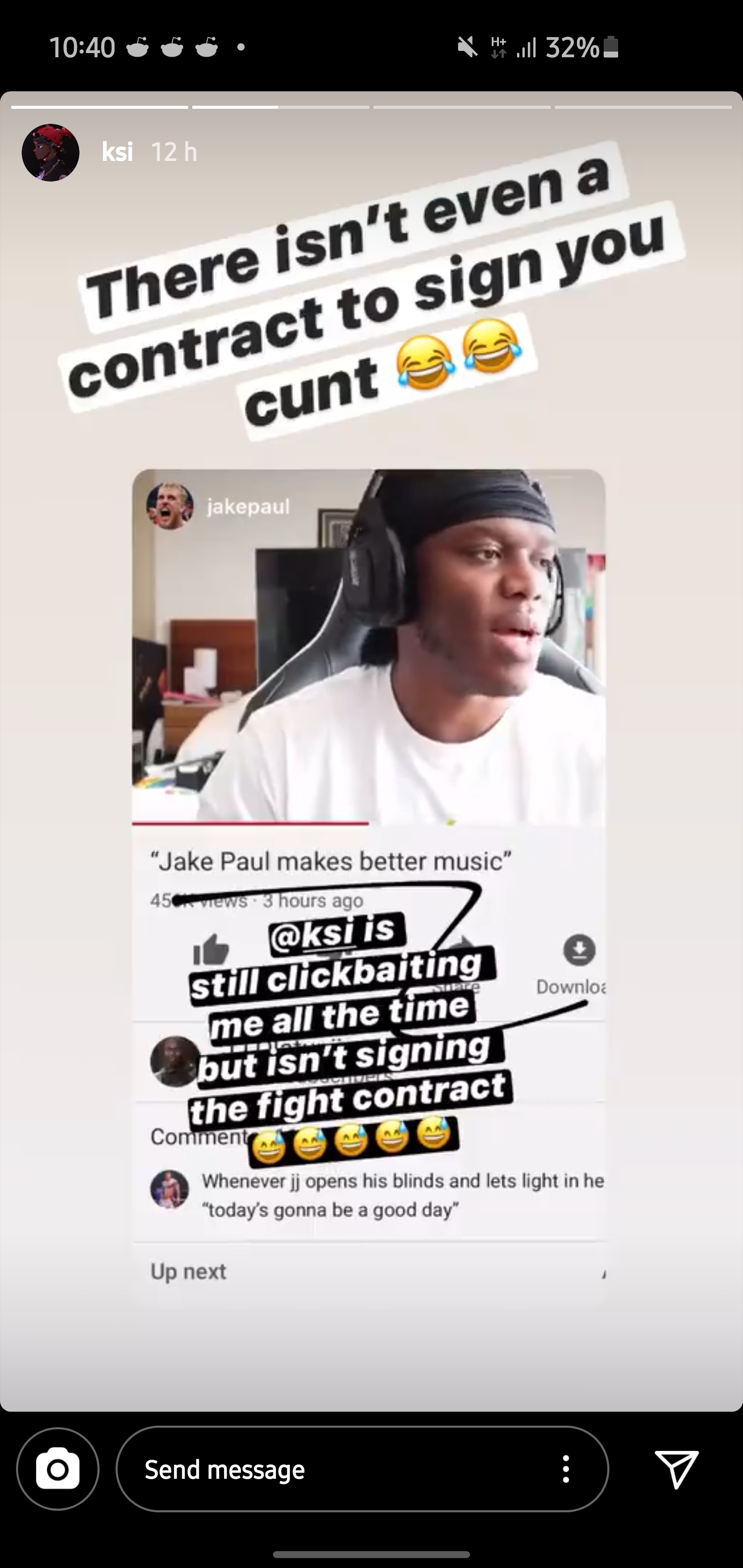 Well what do u know the cunt has an iq of 7 r/ksi