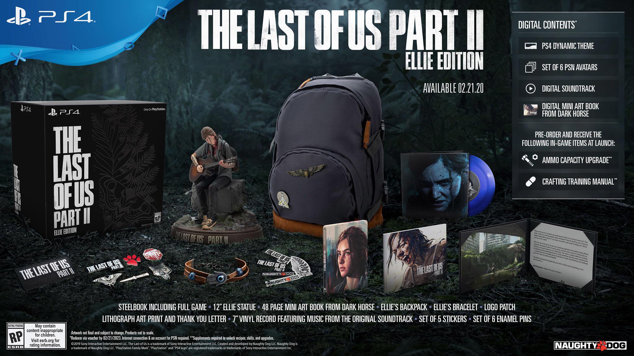 The Last of Us Part II Ellie Edition will be exclusive