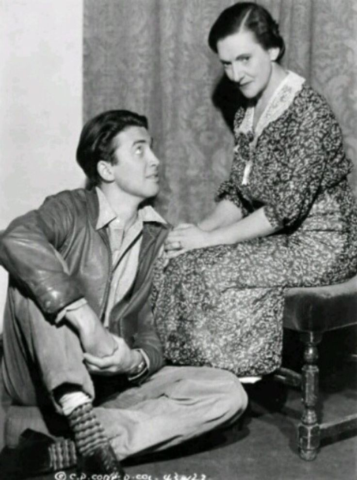 James Stewart and Beulah Bondi, 1930s. r/OldSchoolCool