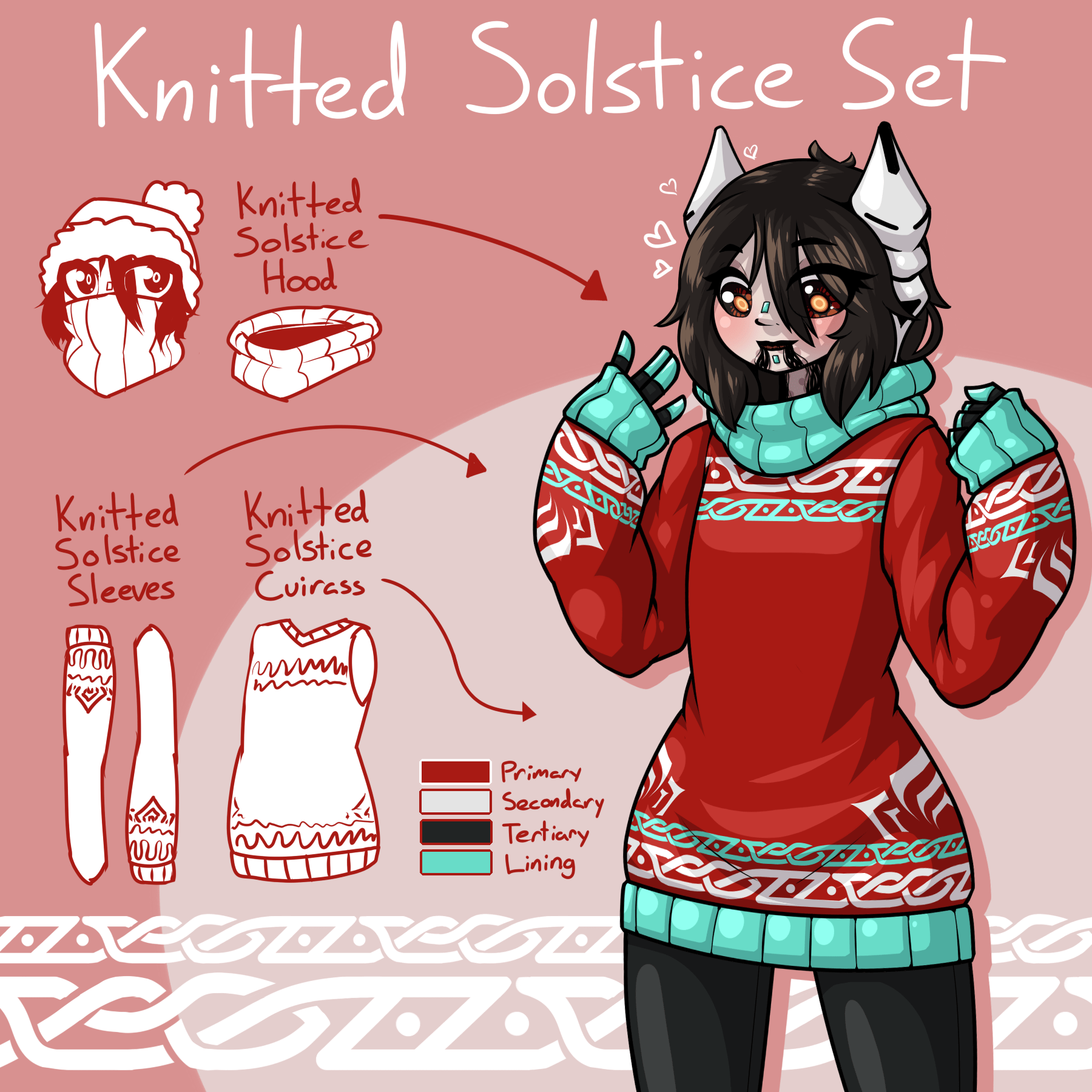 Cosmetic Suggestion Knitted Solstice Set Warframe