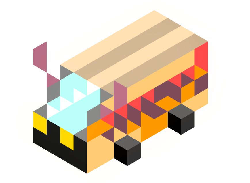 So i made Greg's Van in trixels r/stevenuniverse