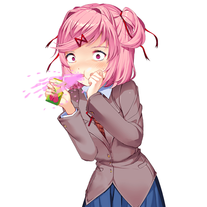 Here, have a juicy Natsuki pic! DDLC