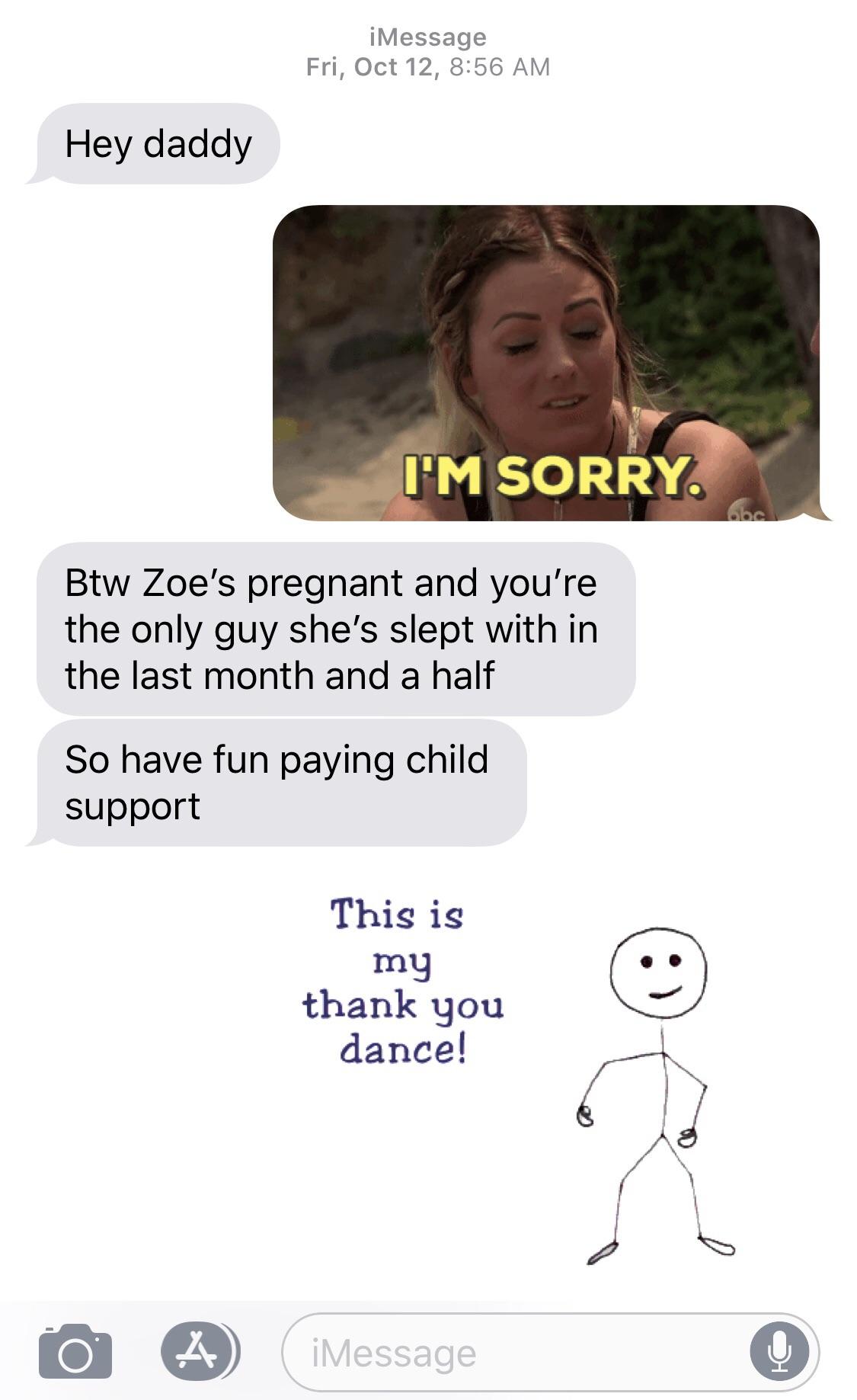 I got this random text last Friday! After telling her it’s the wrong