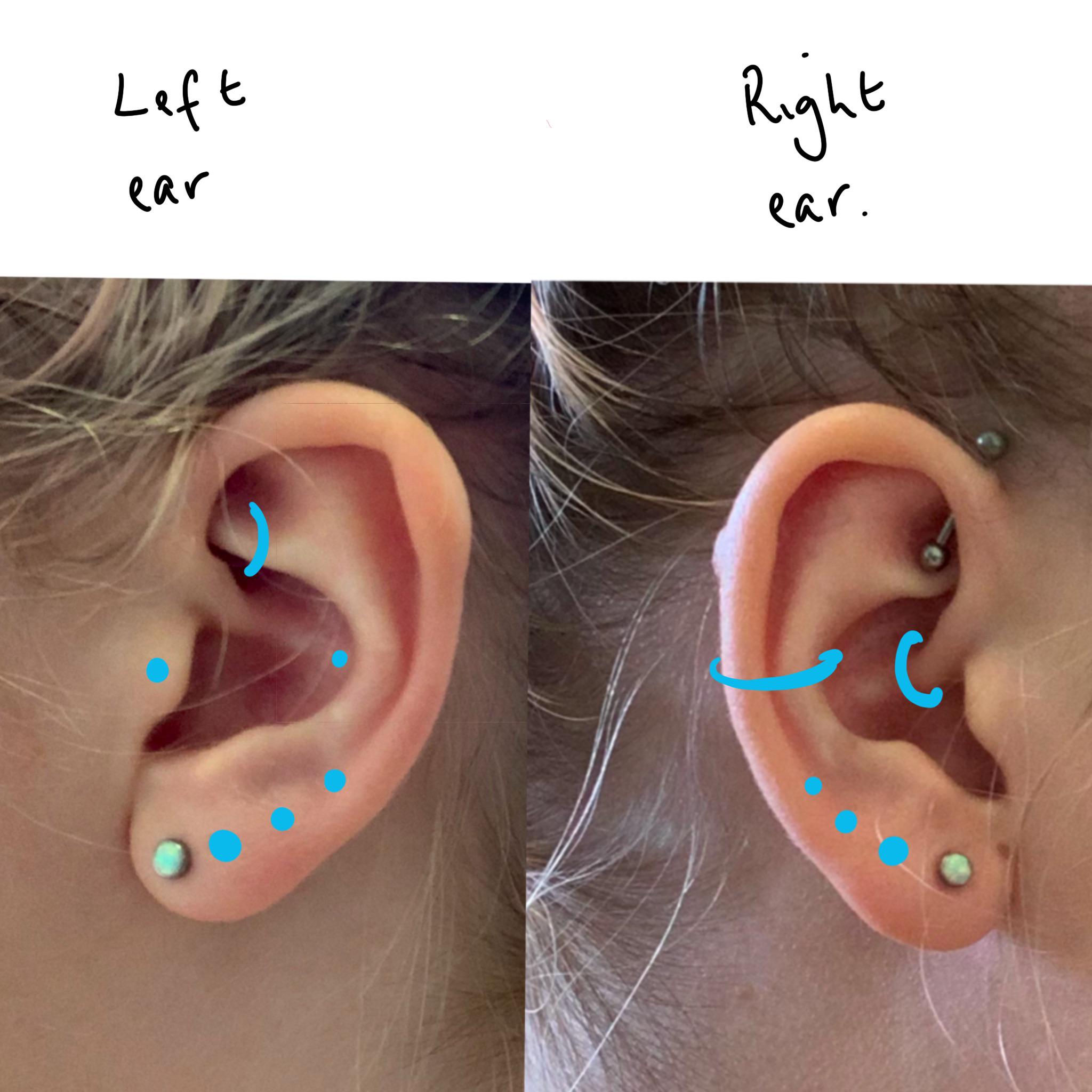 Planning out piercings and looking for alternatives to industrial