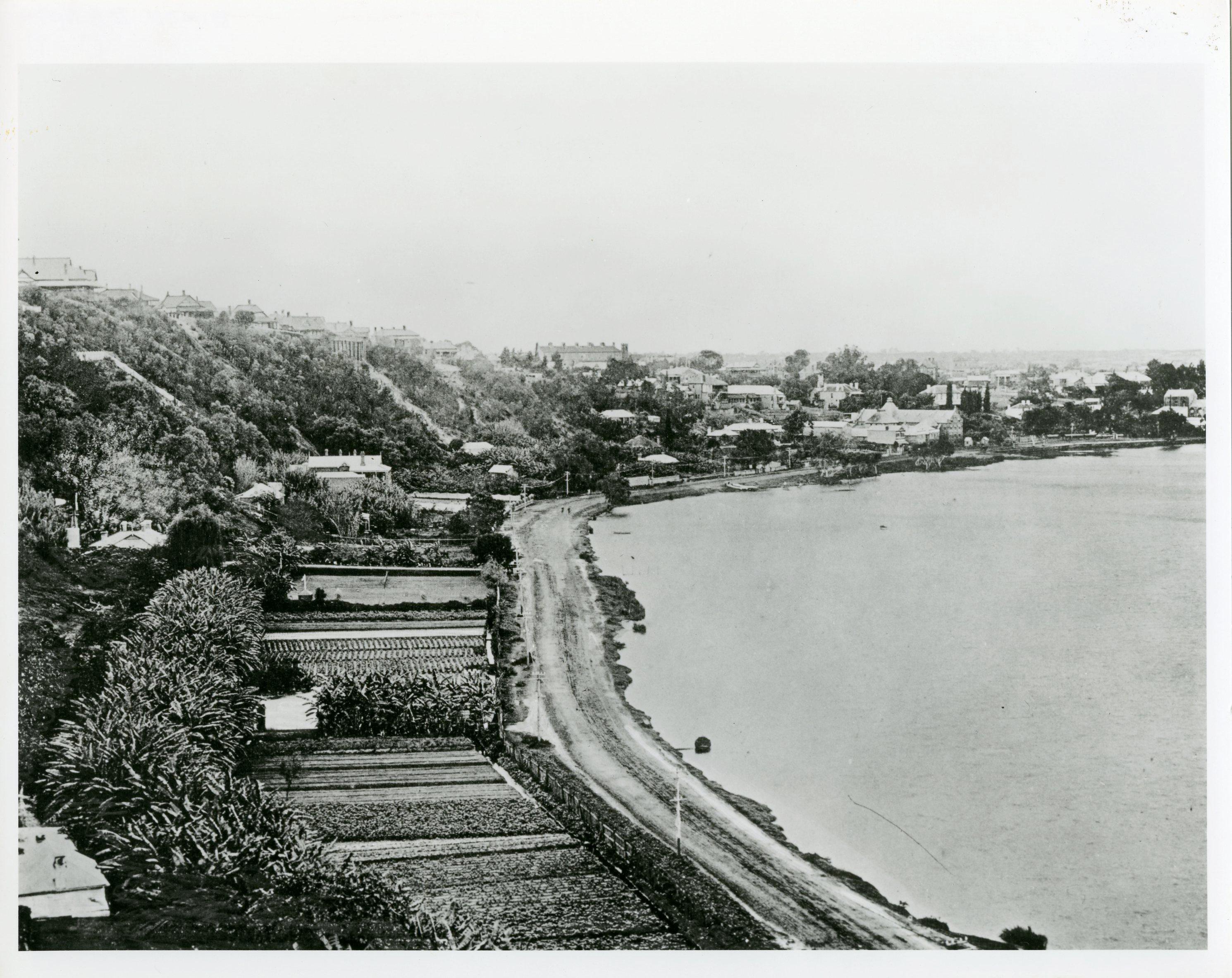 Mounts Bay Road from Kings Park, Circa 1900 r/perth