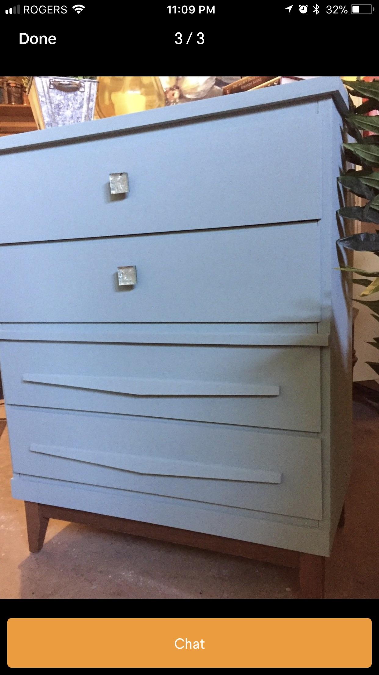 This poor dresser. This person always defiles beautiful mcm pieces and