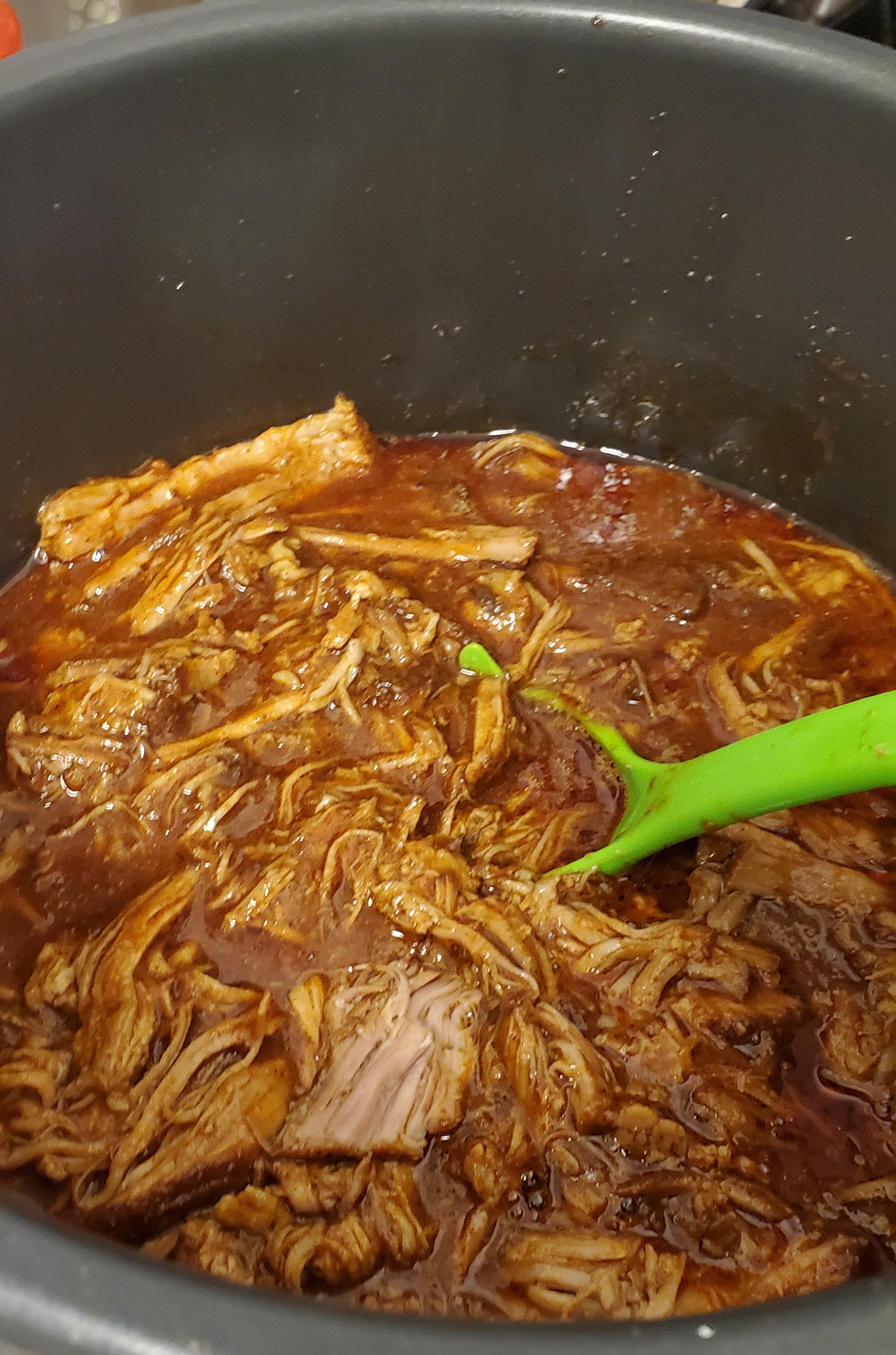 Pressure cooker BBQ pulled pork r/recipes