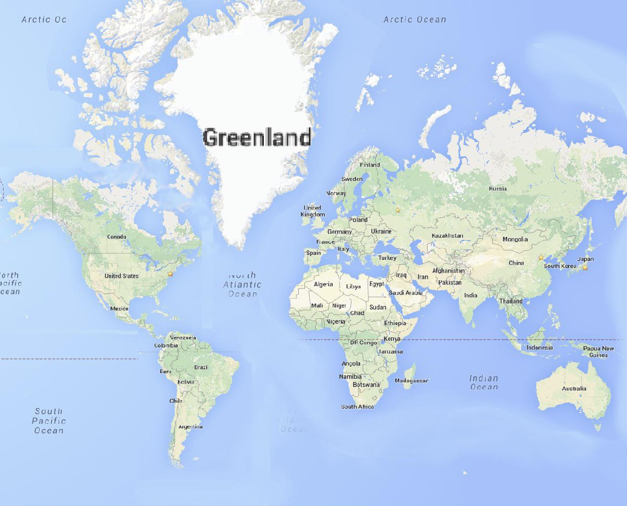 Super Greenland r/MapPorn