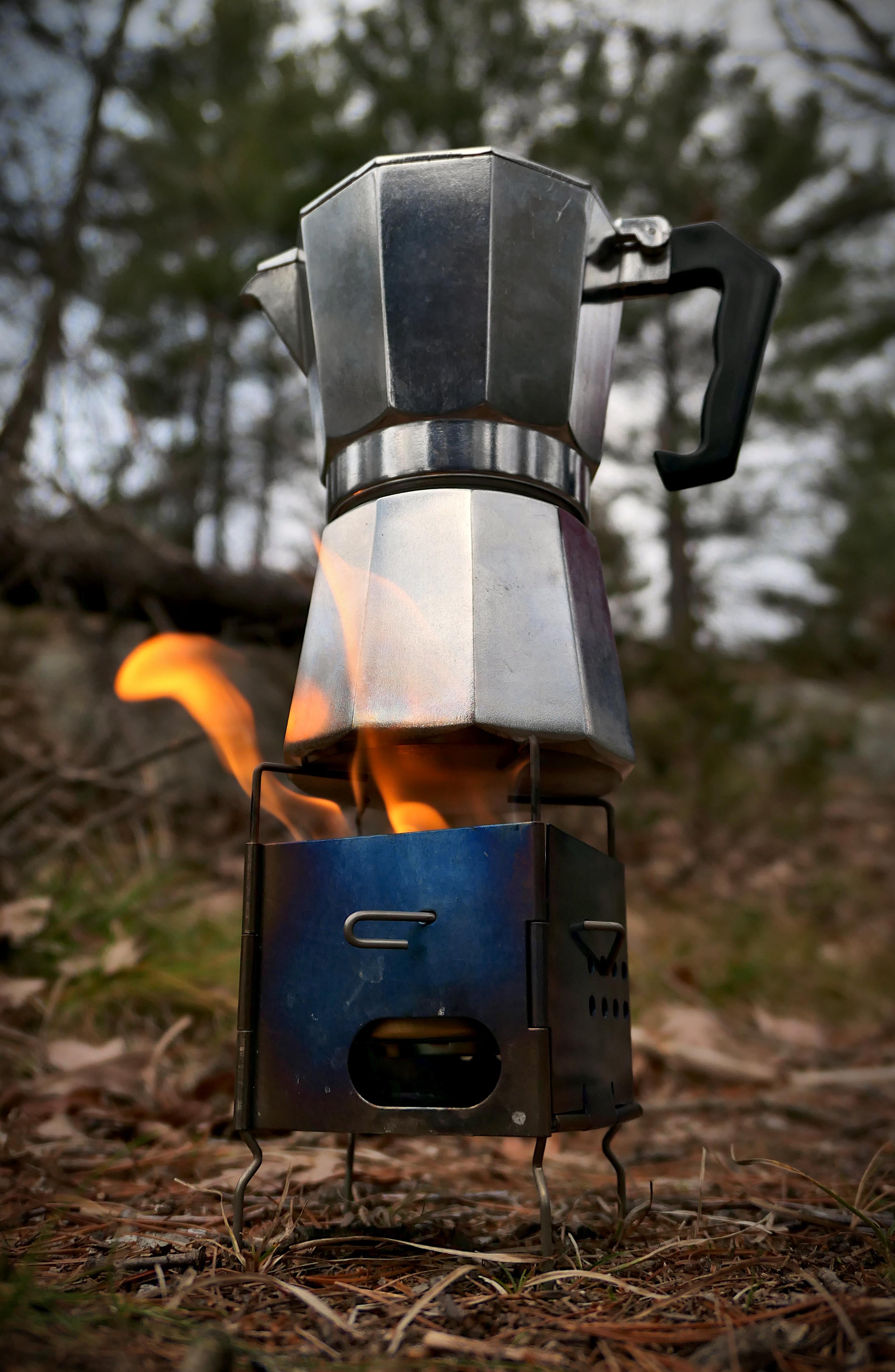Firebox Nano, Trangia and a Moka pot! r/Backpackingstoves