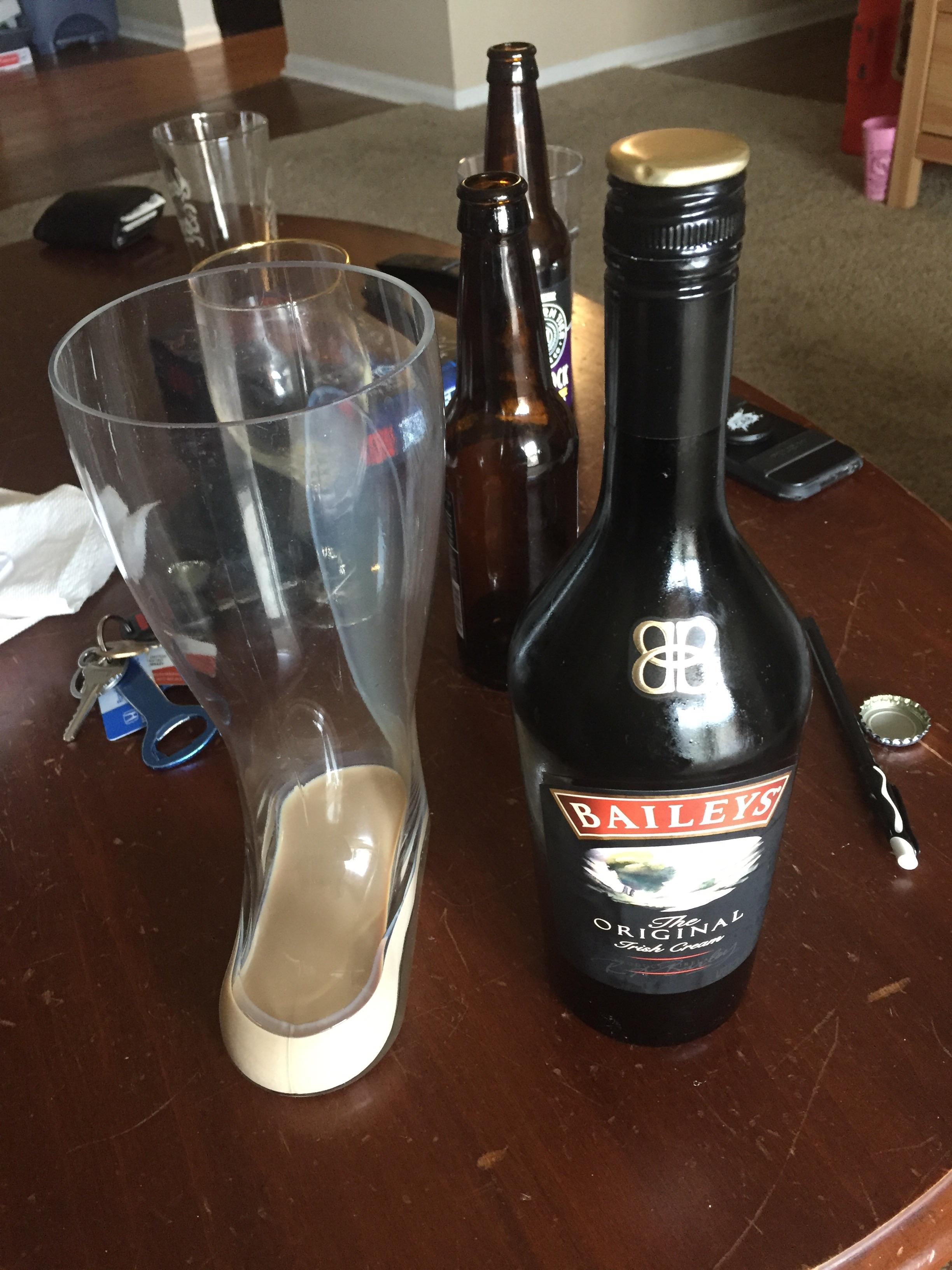 You ever drink Bailey’s from a shoe? r/funny