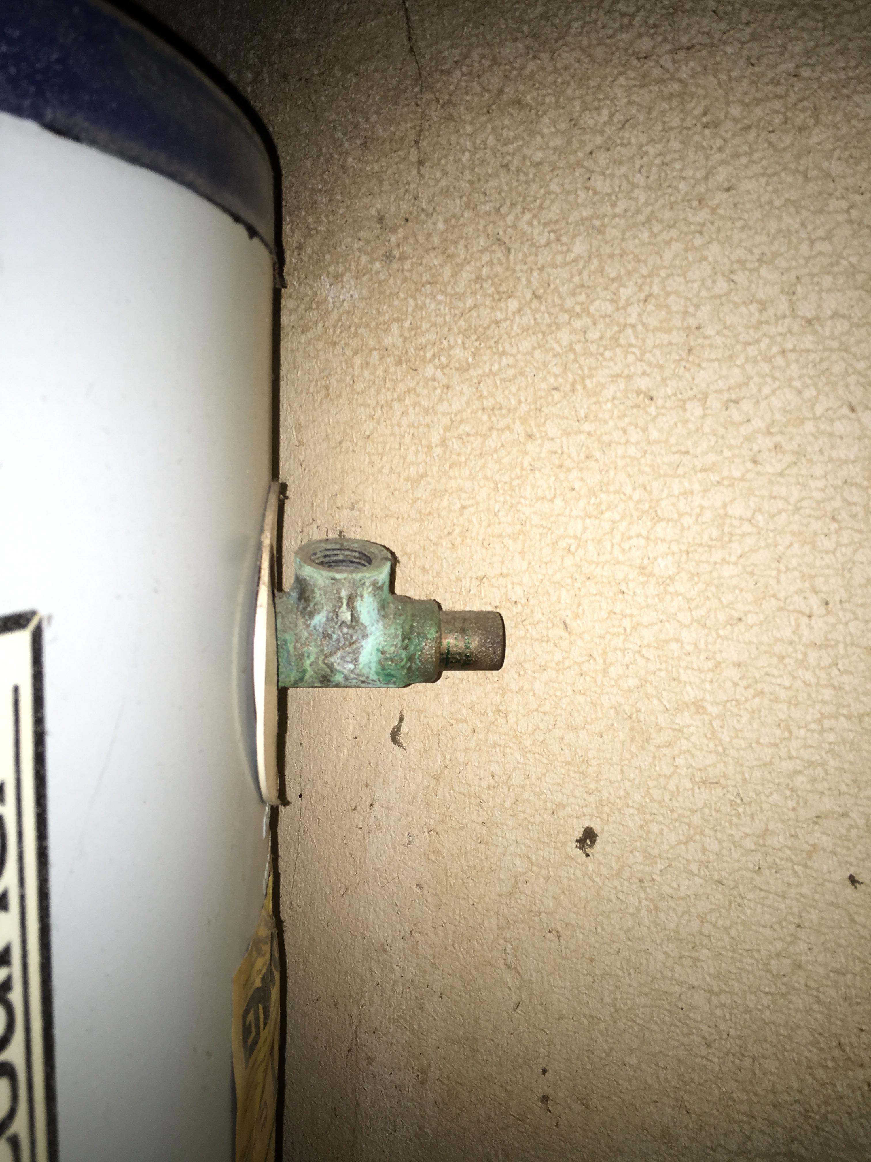 Upside down pressure relief valve on water heater. Will