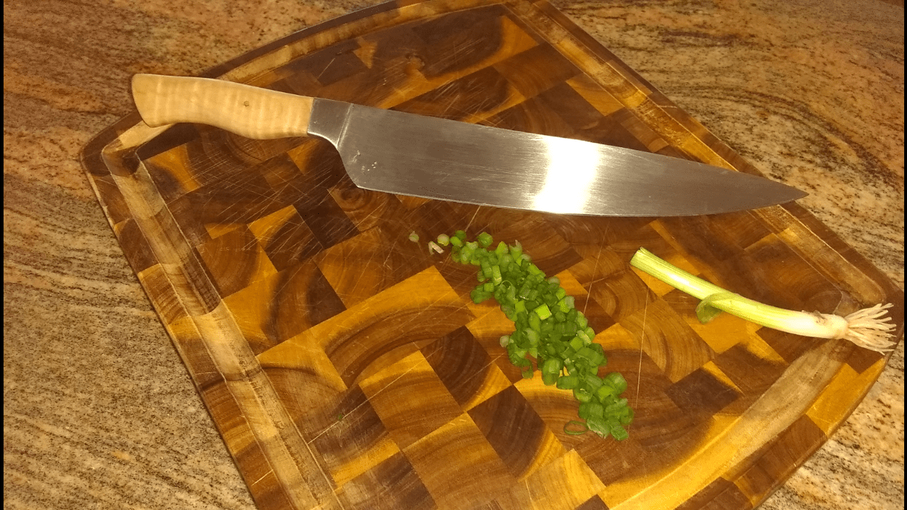 Integral bolster kitchen knife r/Bladesmith
