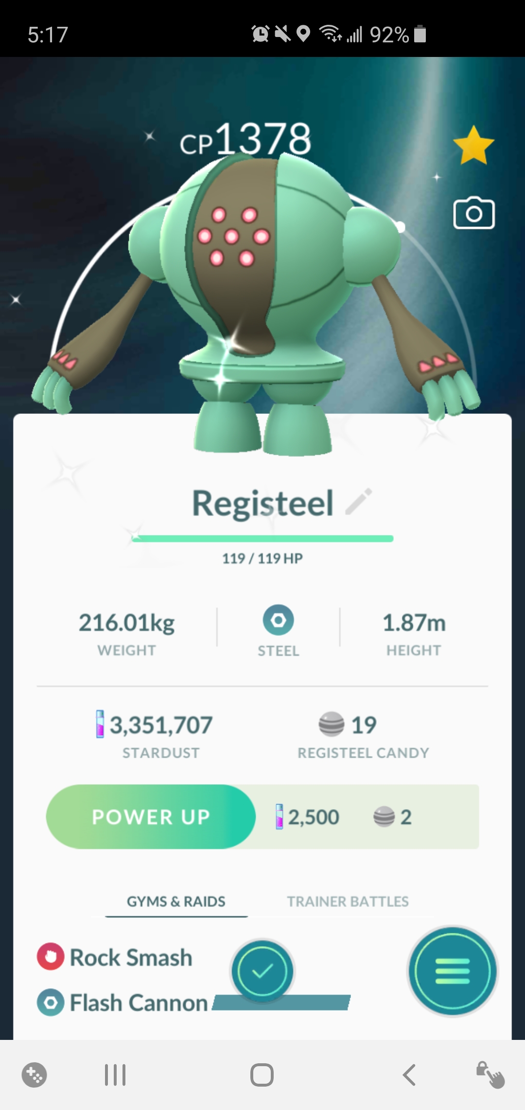 Shiny Registeel