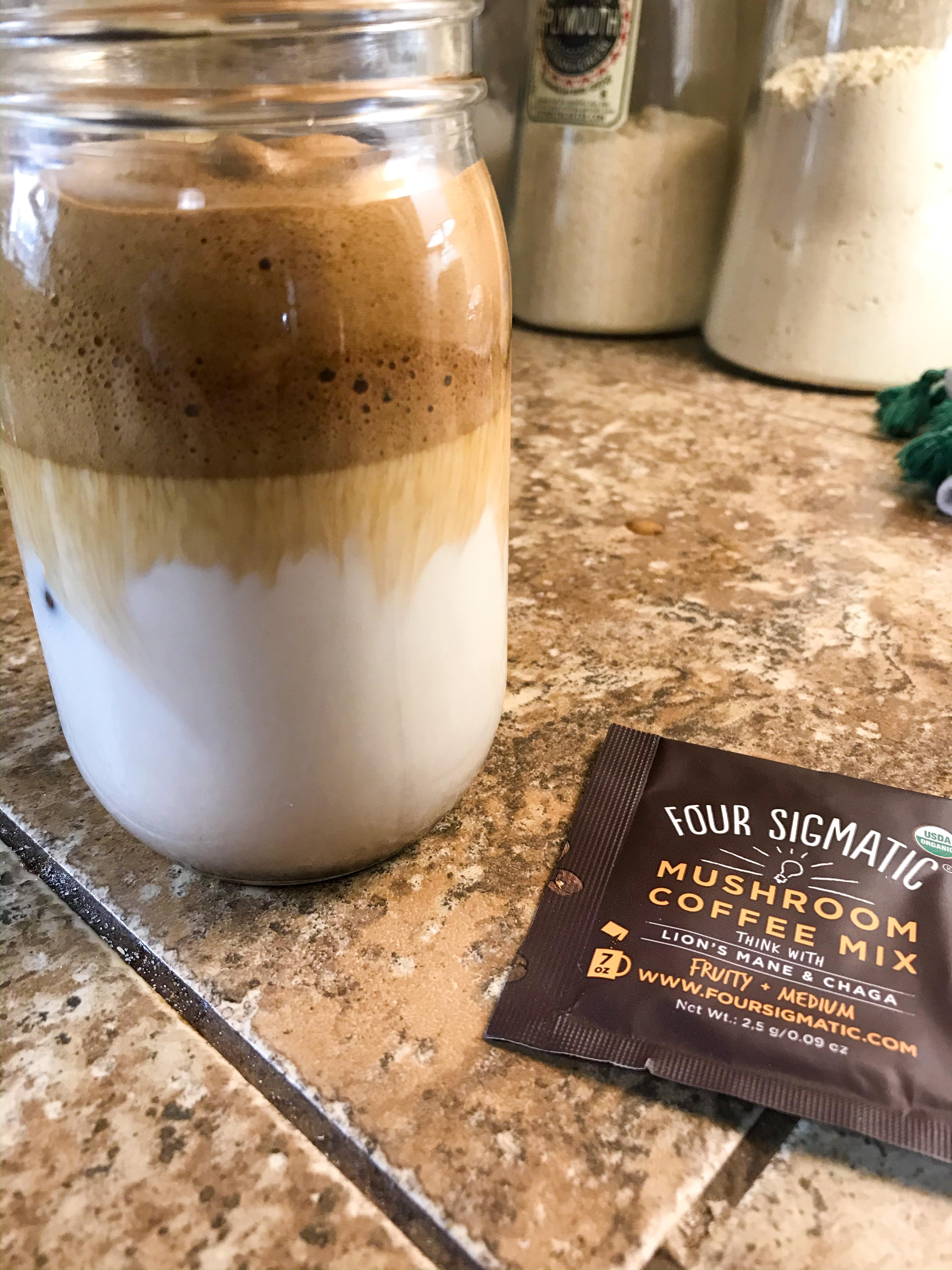 Keto Style Iced Dalgona Mushroom Coffee 🍄 r/ketorecipes