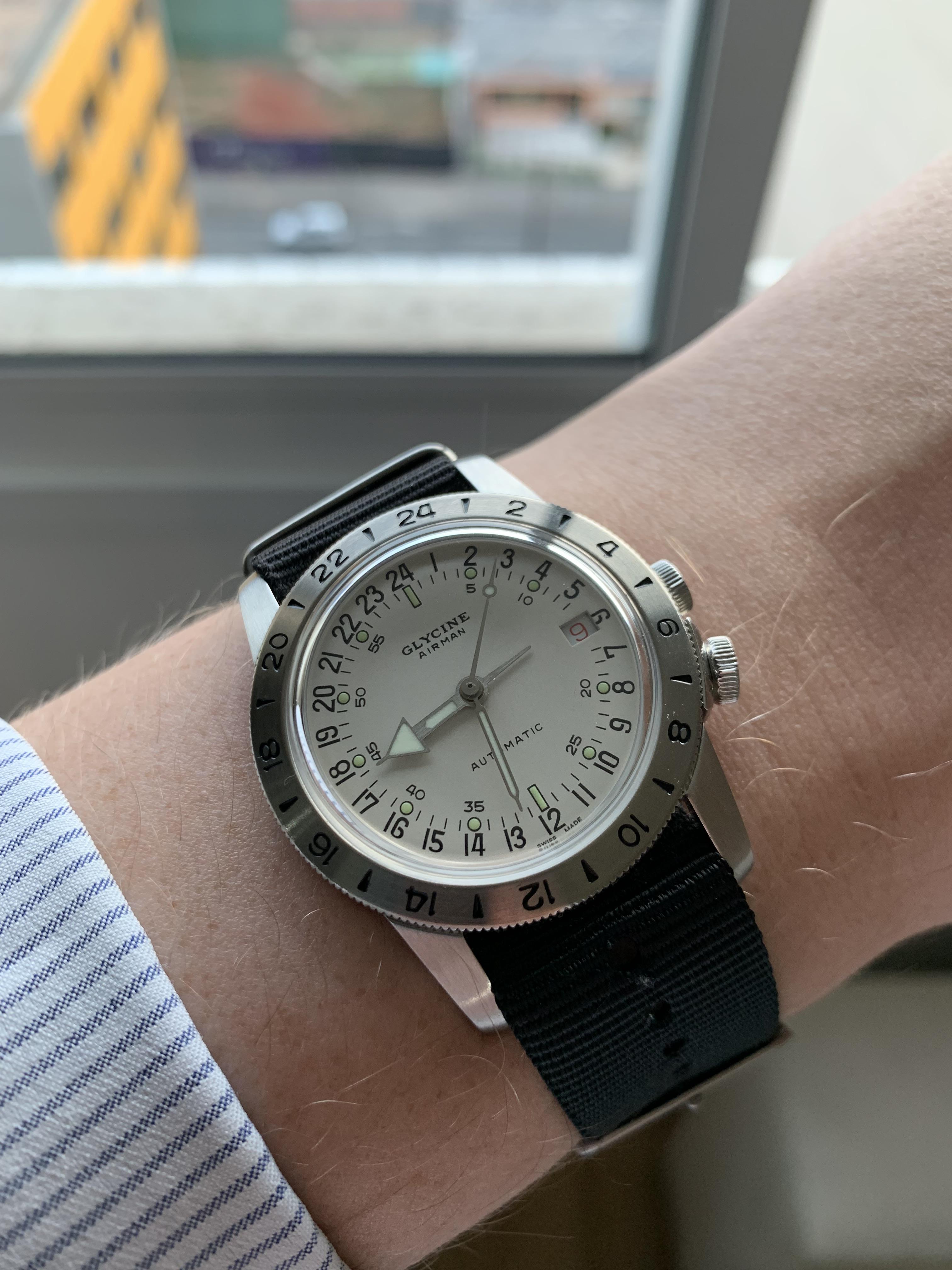 [Glycine Airman Nº1 "Purist" 36 MM GL0373] r/Watches